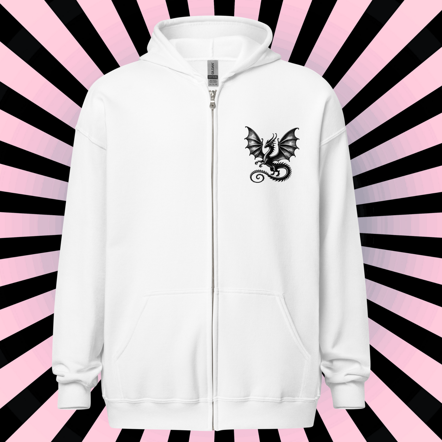 Zip Up Hoodie Goth Jacket Whimsigoth Pastel Goth Y2K Hoodie Full Zip Dreamcore Top Whimsigoth Clothing