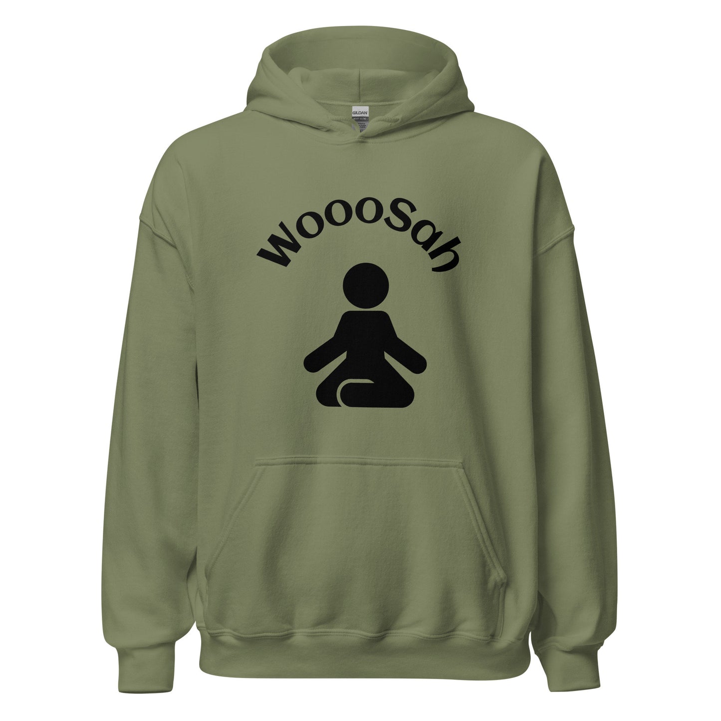 Unisex Hoodie Wooosah Hoodie Cozy Just Breathe Relaxation Apparel Thoughtful Wellness Gift Unique Self-Care Present