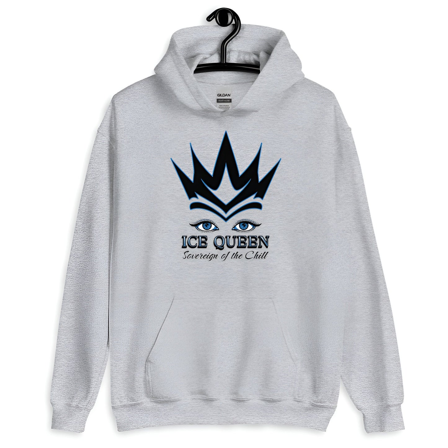 ICE QUEEN HOODIE Girl Boss Hooded Sweatshirt Sovereign of the Chill Graphic Unique Gift