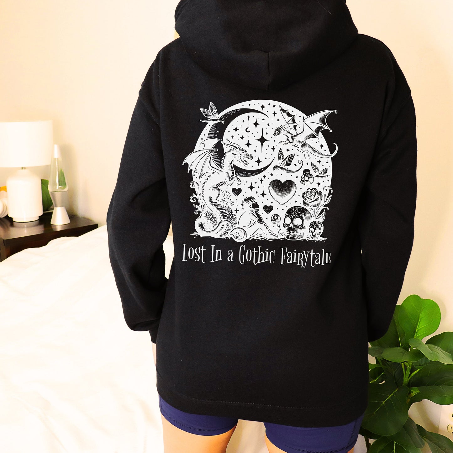 Zip Up Hoodie Goth Jacket Whimsigoth Fairy Grunge Y2K Hoodie Full Zip Dreamcore Whimsigoth Clothing