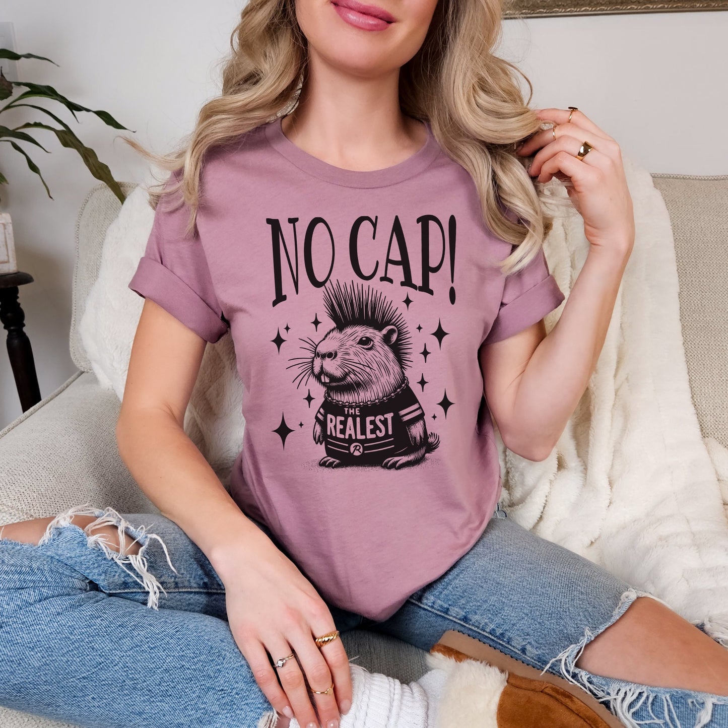 Capybara Shirt No Cap Shirt Weirdcore Tee Punkrock Tee Y2K Dark Aesthetic Weird Stuff Unique Gift
