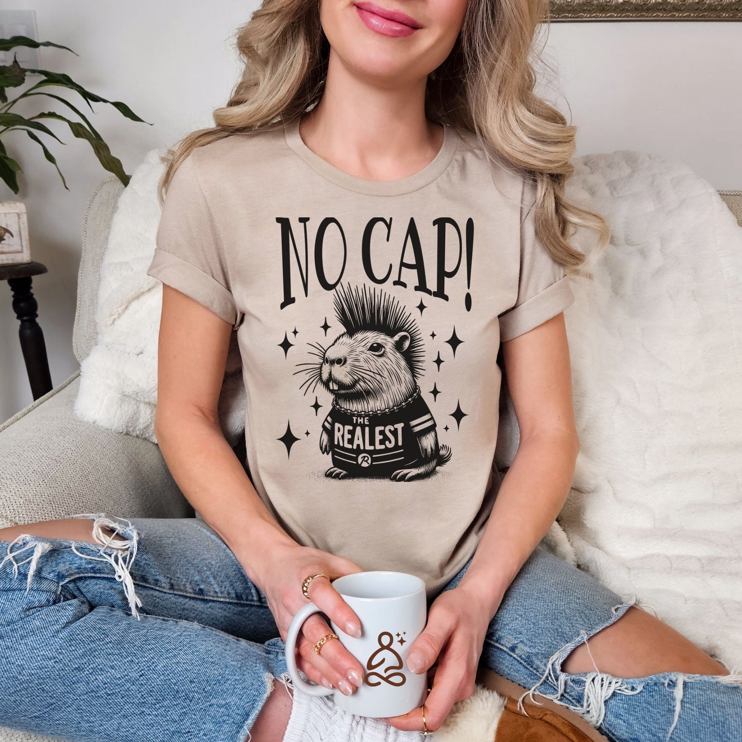 Capybara Shirt No Cap Shirt Weirdcore Tee Punkrock Tee Y2K Dark Aesthetic Weird Stuff Unique Gift