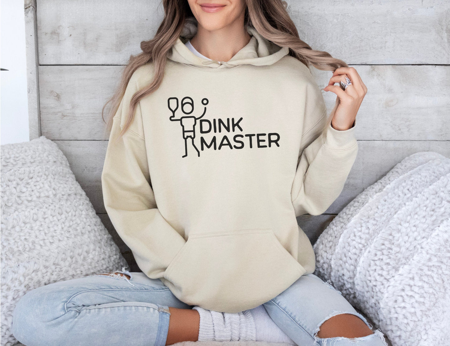 PICKLEBALL HOODIE Dink Master Pickleball Sweatshirt Unique Gift for Pickle Ball Player
