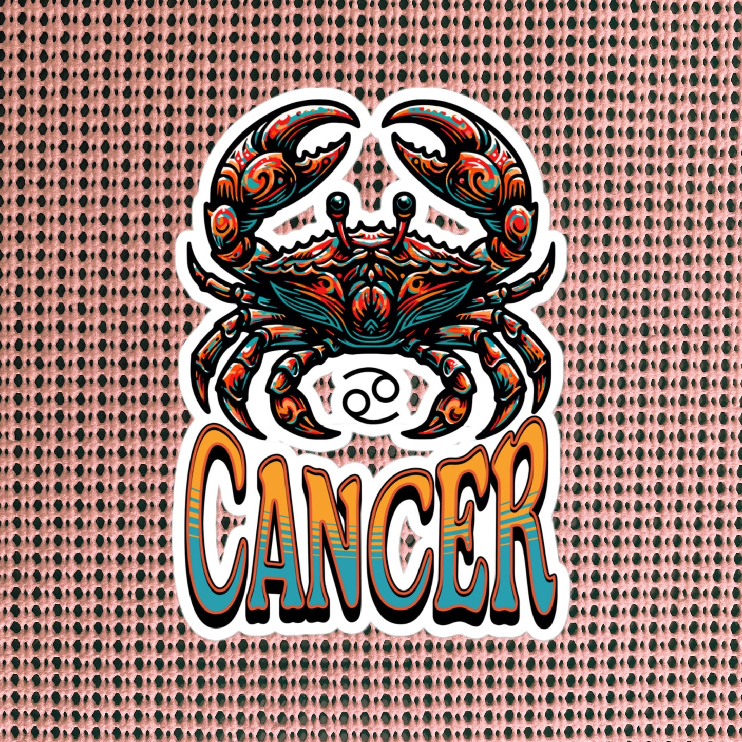 Cancer Flash Sticker, Zodiac Sign Sticker, Horoscope Custom Cancer Sticker, Multiple Sizes, Unique Gift