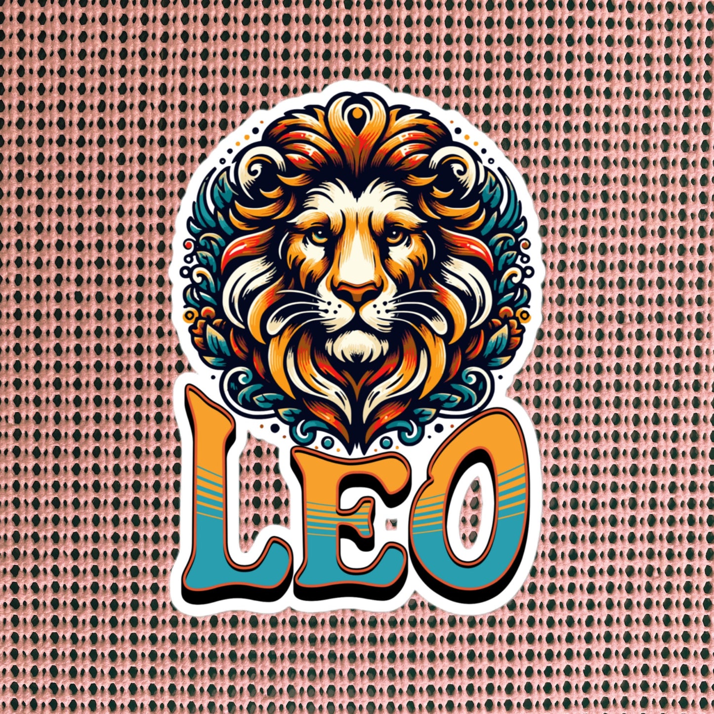 Leo Flash Sticker, Zodiac Sign Sticker, Horoscope Custom Leo Sticker, Multiple Sizes, Unique Gift