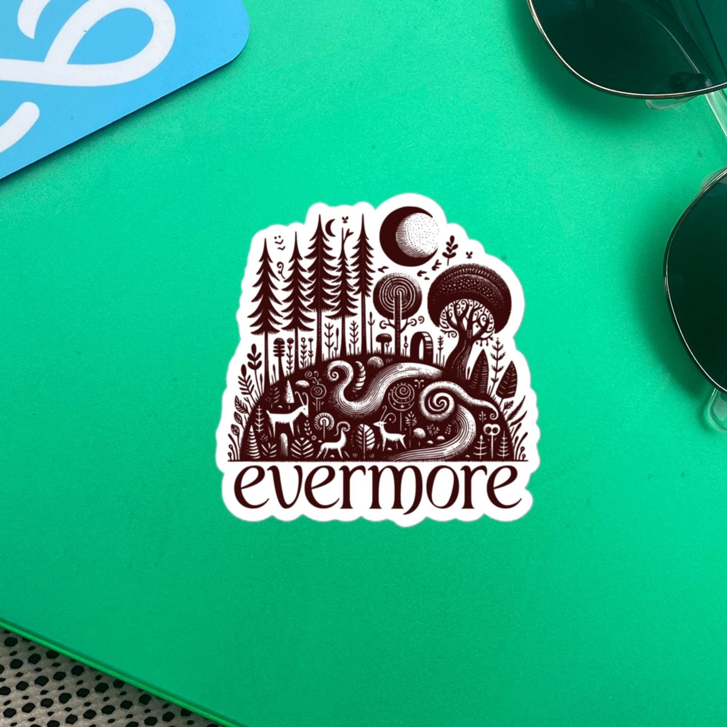 Whimsigoth Forestcore Goblincore Evermore Vinyl Sticker