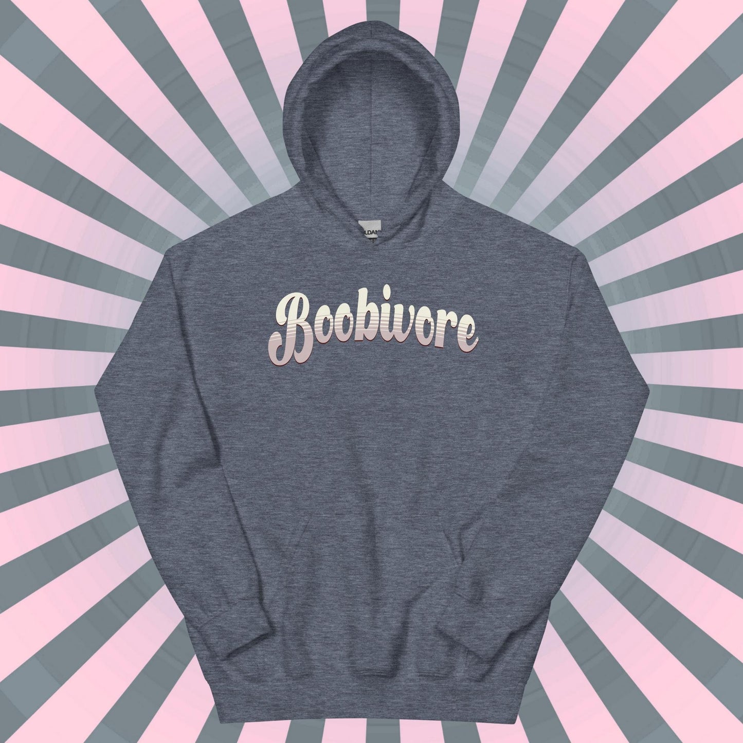 Funny Boobivore Hoodie Dad Jokes Fun Gag Gift