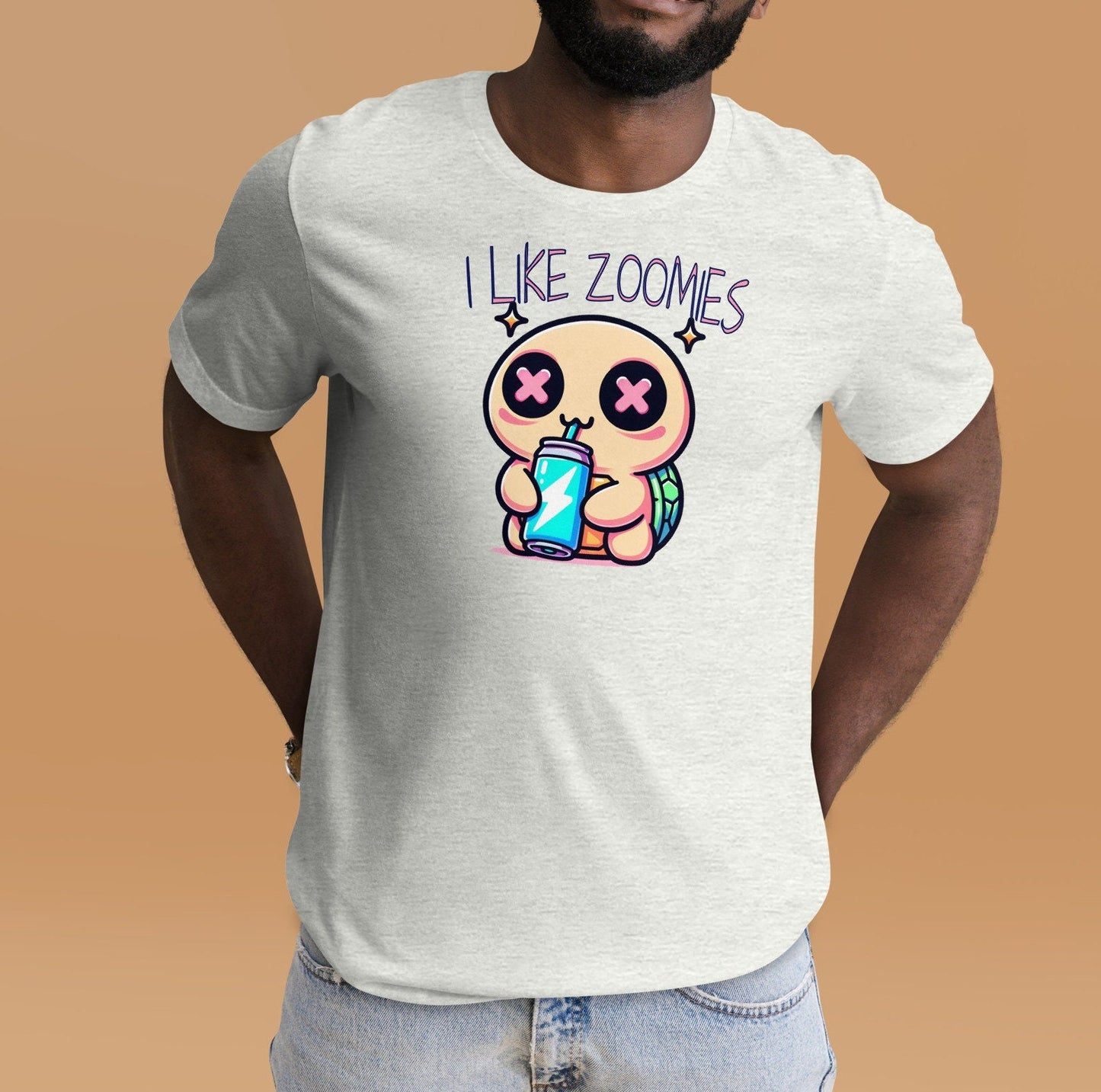 Weirdcore Pastel Goth Grunge Cute Turtle Shirt I Like Zoomies T-Shirt Weird Stuff Unique Gift