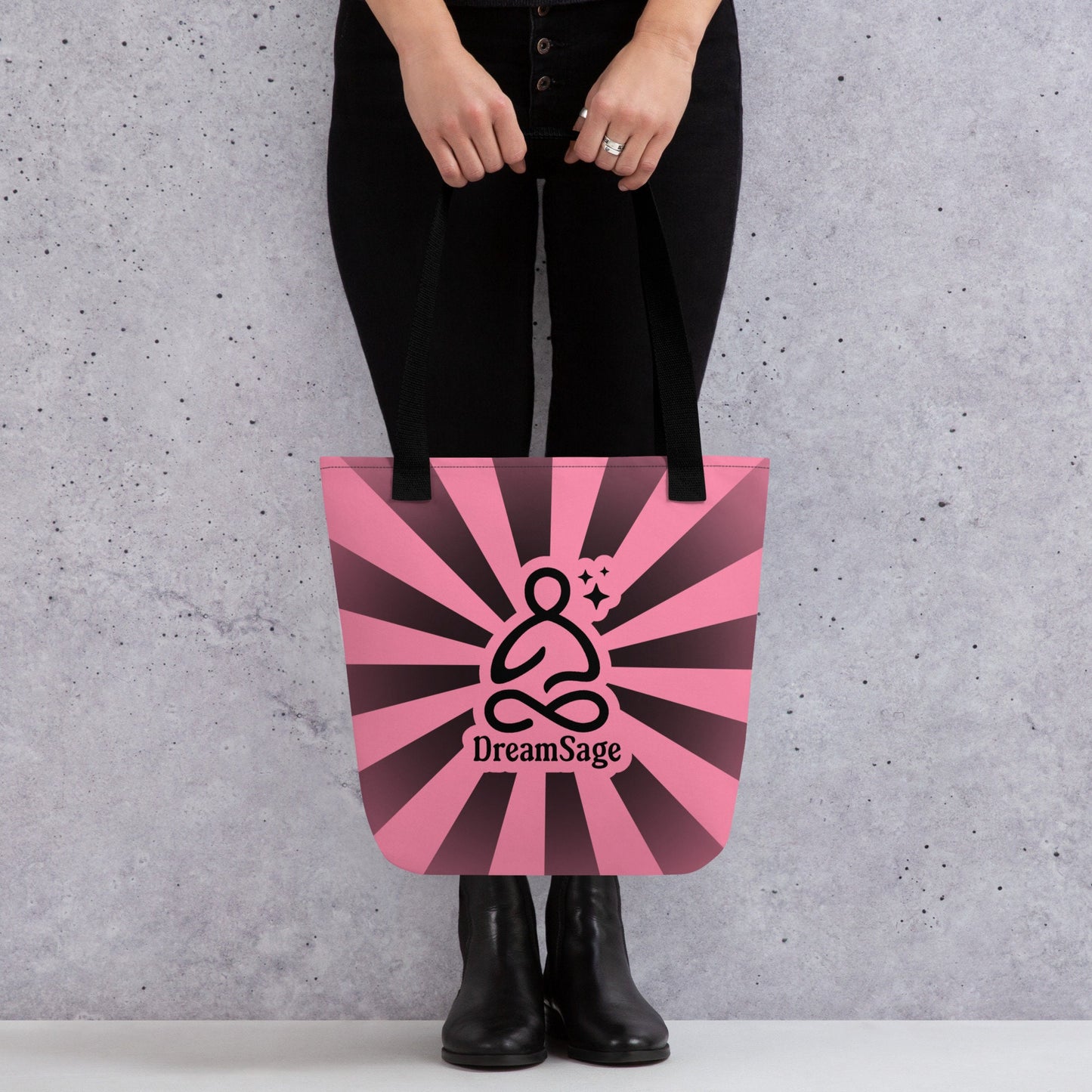 PINK Pastel Goth Grunge Punk Ravens Against The Machine Robot Tote Bag Animal vs Tech Gothic DreamSage Tote Bag