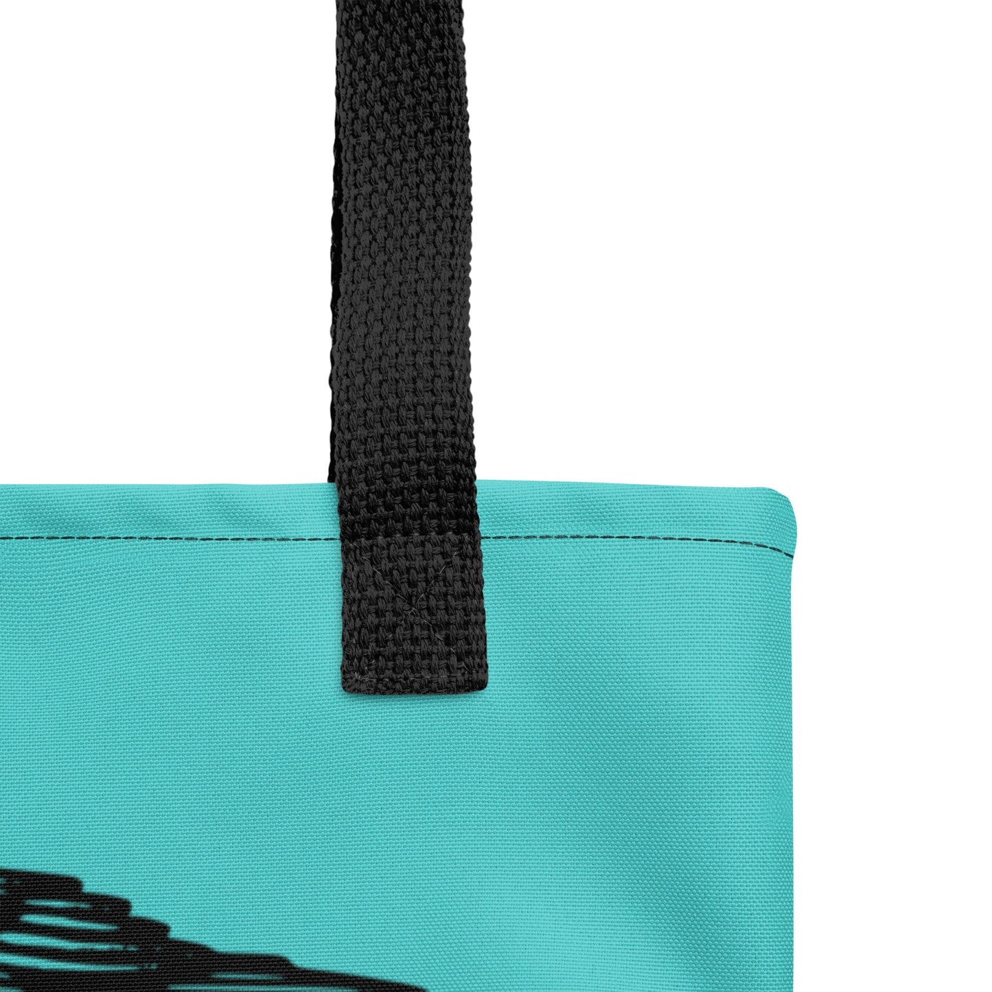 AQUA Gothic Pastel Goth Grunge Punk Raven Nest in Robot Tote Bag CoExist DreamSage Tote Bag