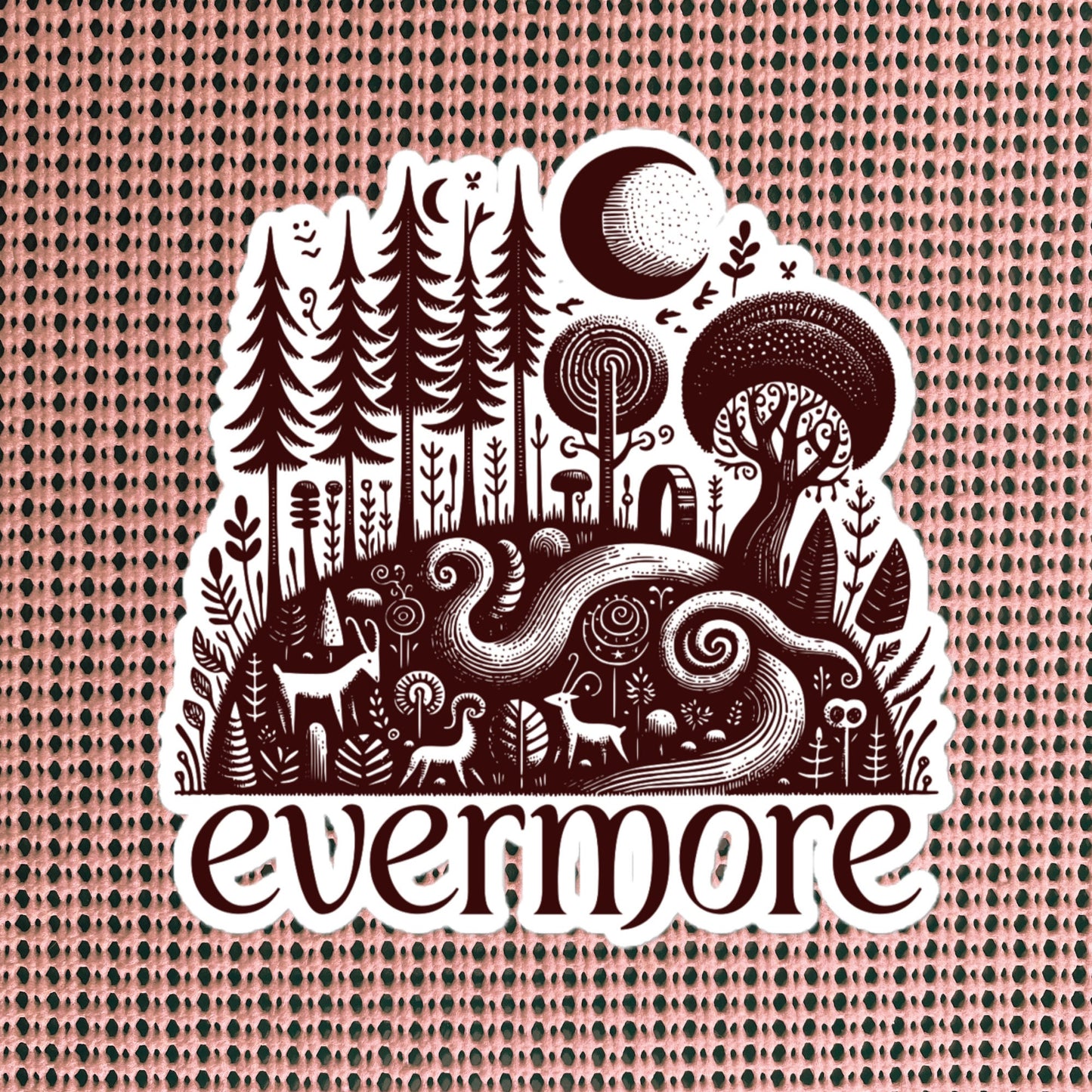 Whimsigoth Forestcore Goblincore Evermore Vinyl Sticker