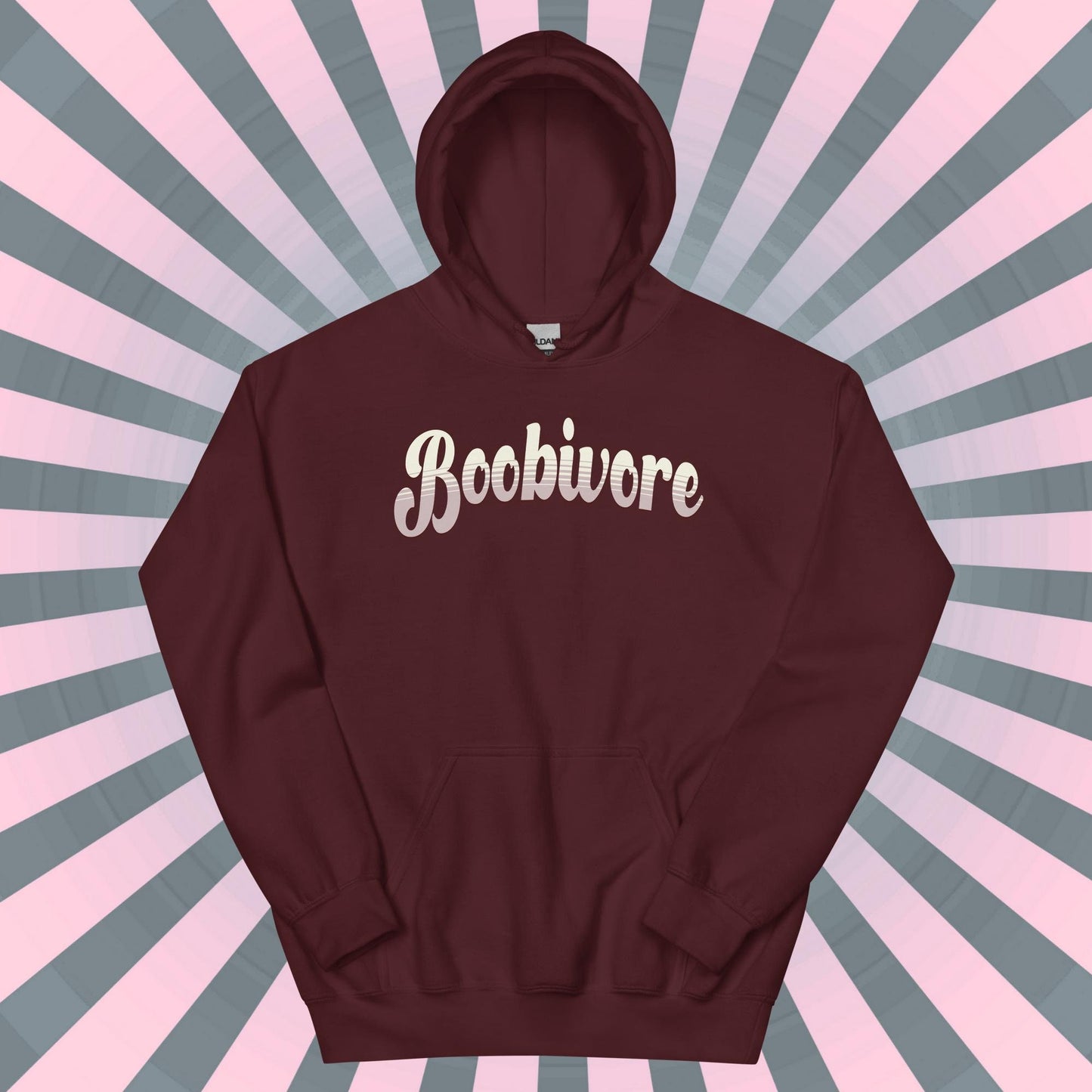 Funny Boobivore Hoodie Dad Jokes Fun Gag Gift