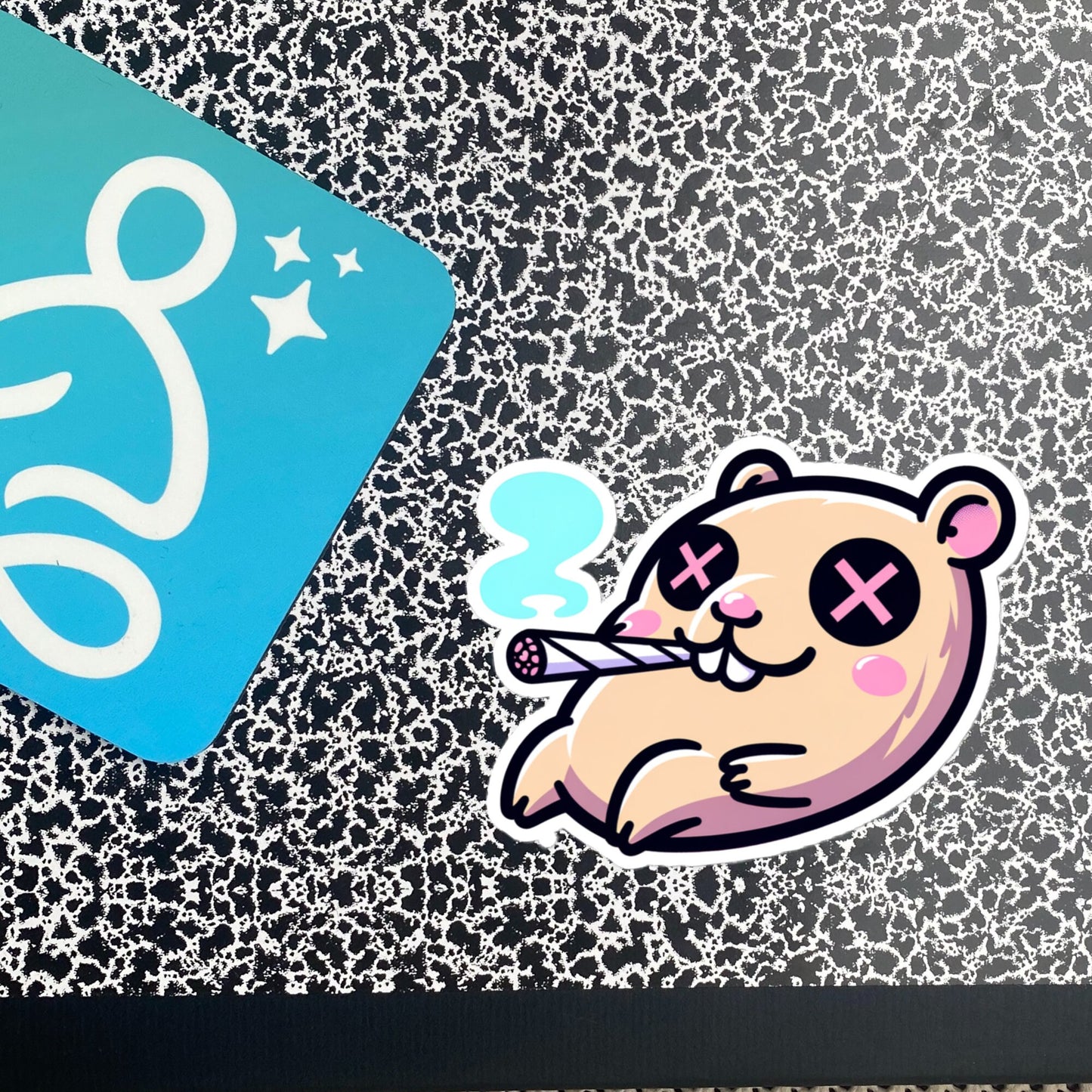 Weirdcore Pastel Goth Grunge Trippy Capybara Vinyl Sticker Capybara Oddcore Waterproof Sticker, Weird Stuff Unique Gift