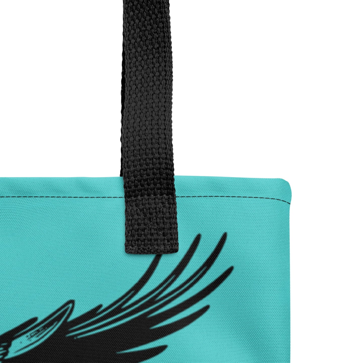 AQUA Pastel Goth Grunge Punk Raven Rewire Robot Tote Bag Animal vs Tech Gothic DreamSage Tote Bag