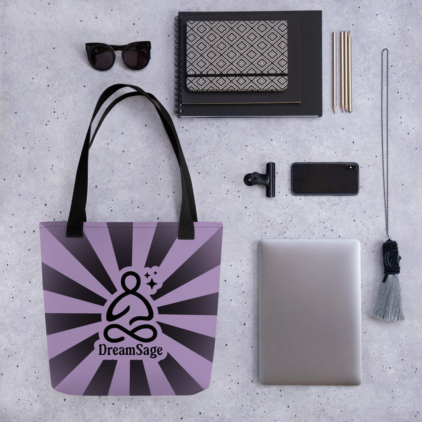 PURPLE Gothic Pastel Goth Grunge Punk Raven Nest in Robot Tote Bag CoExist DreamSage Tote Bag