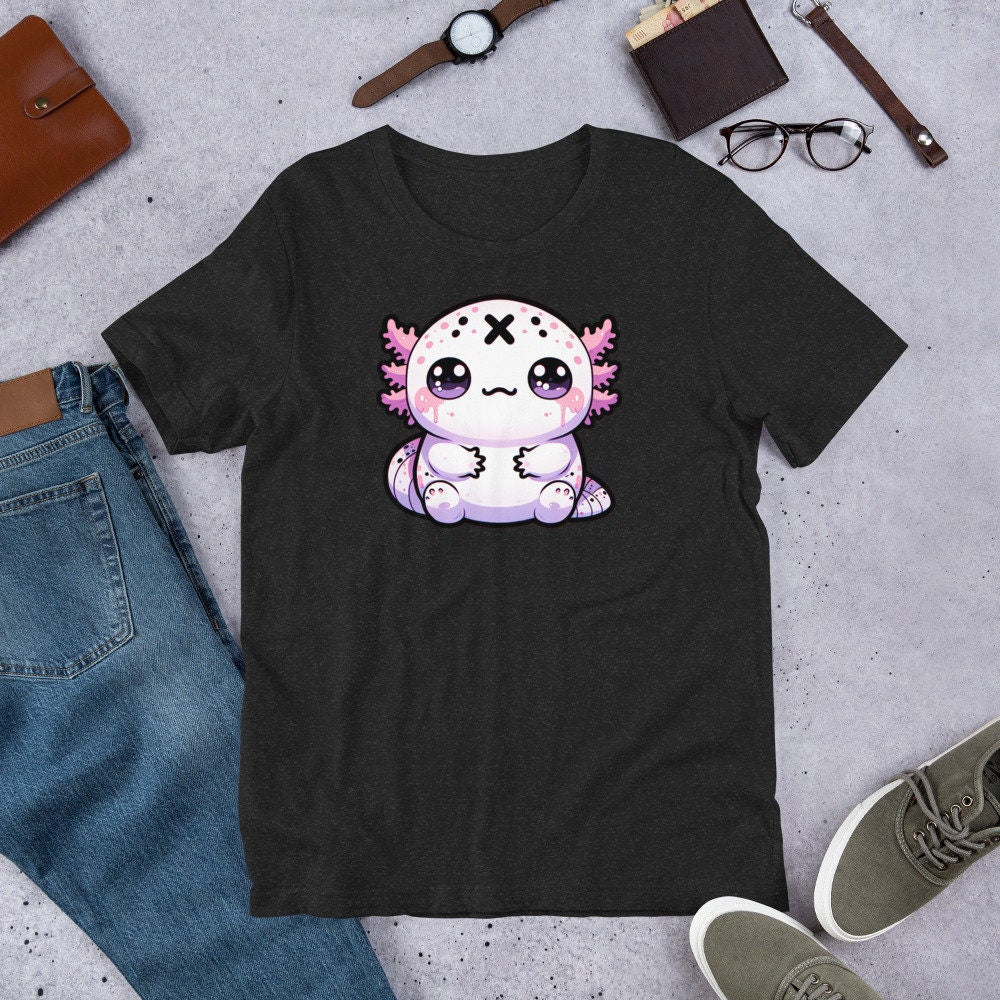Weirdcore Pastel Goth Grunge Cute Axolotl Shirt