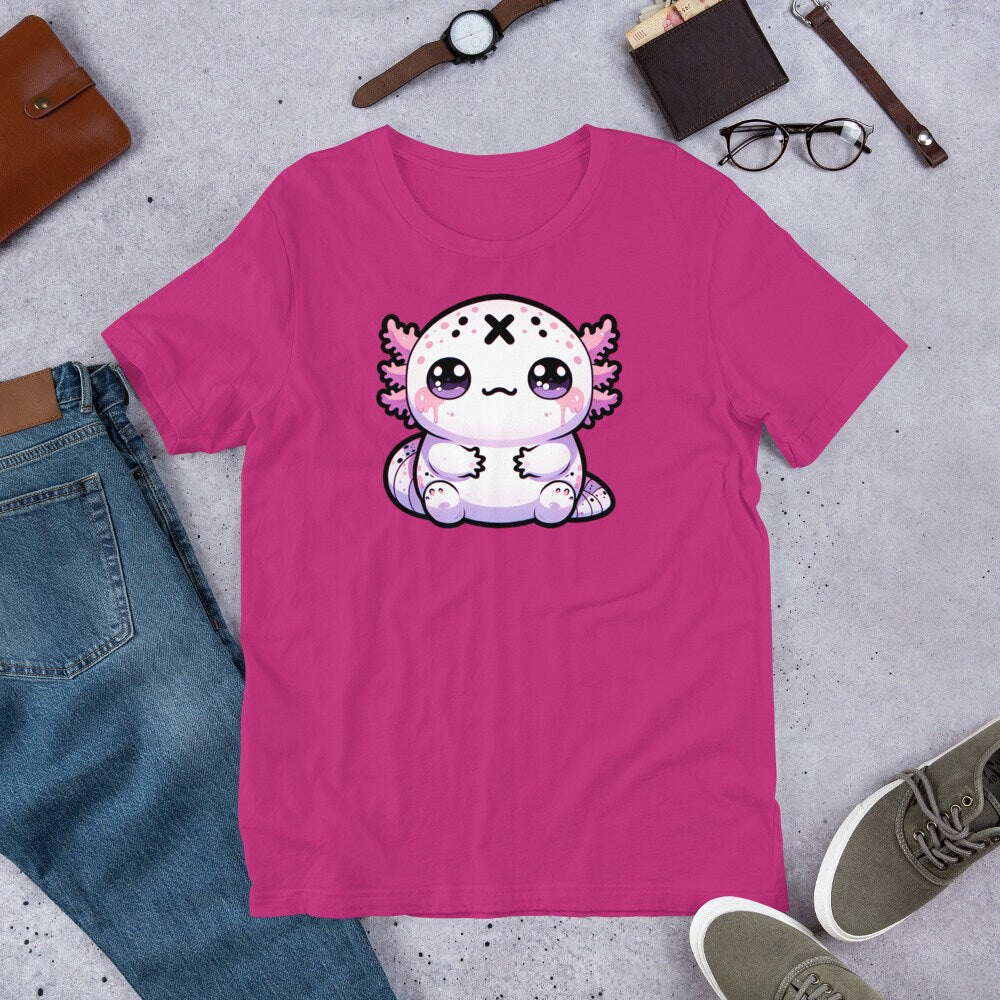Weirdcore Pastel Goth Grunge Cute Axolotl Shirt