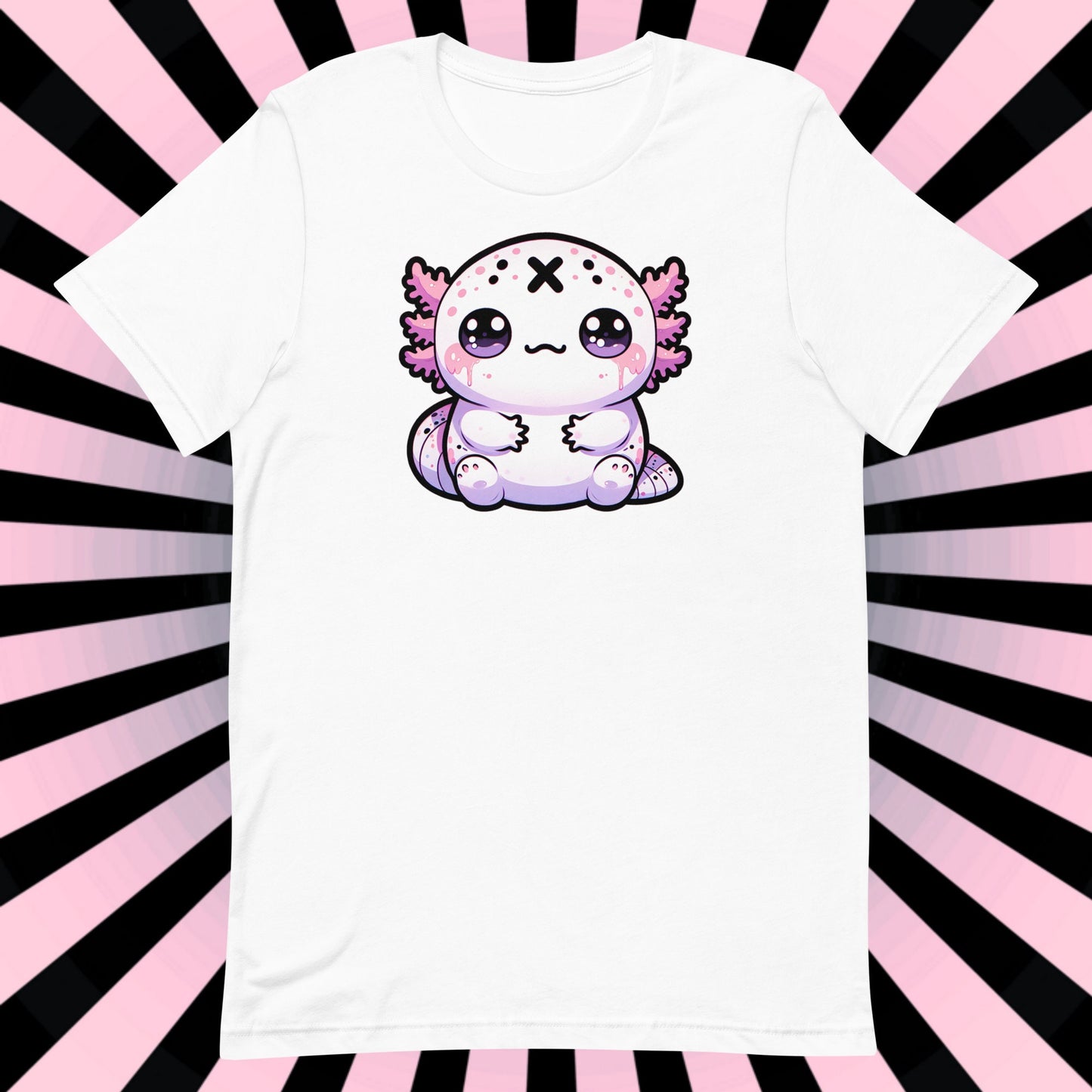 Weirdcore Pastel Goth Grunge Cute Axolotl Shirt
