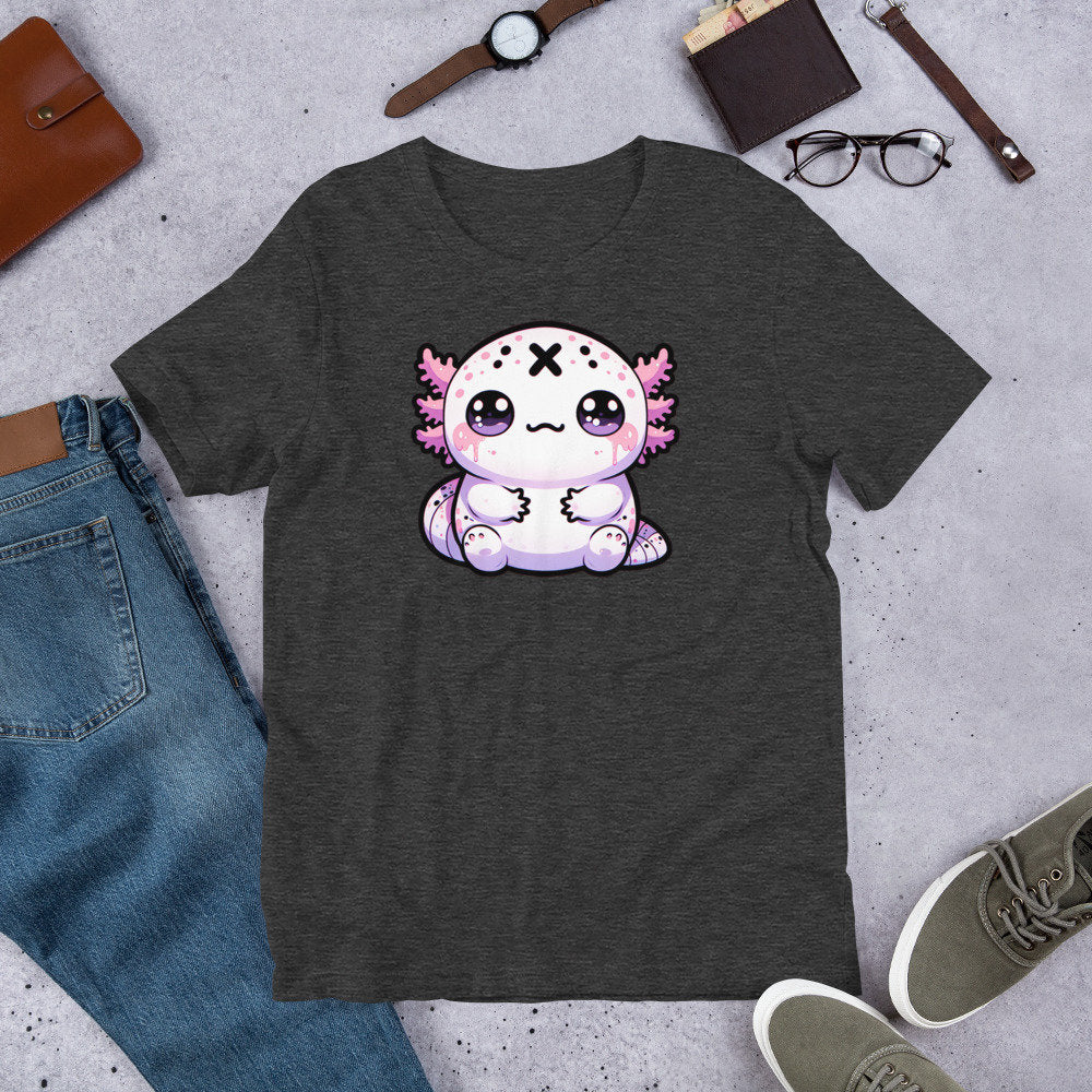 Weirdcore Pastel Goth Grunge Cute Axolotl Shirt
