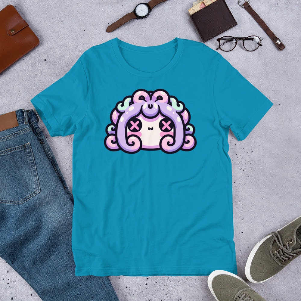 Weirdcore Pastel Goth Grunge Gore Creepy Cute Darkcore Medusa Head T-Shirt