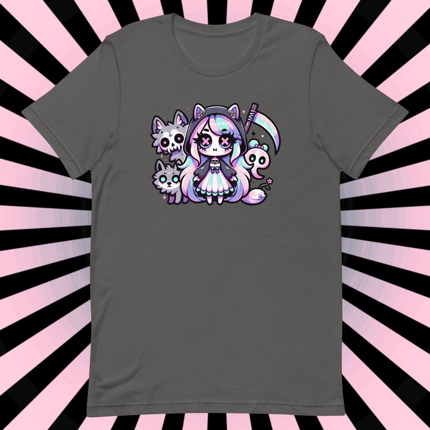 Weirdcore Pastel Goth Grunge Gore Creepy Cute Darkcore Death Girl T-Shirt
