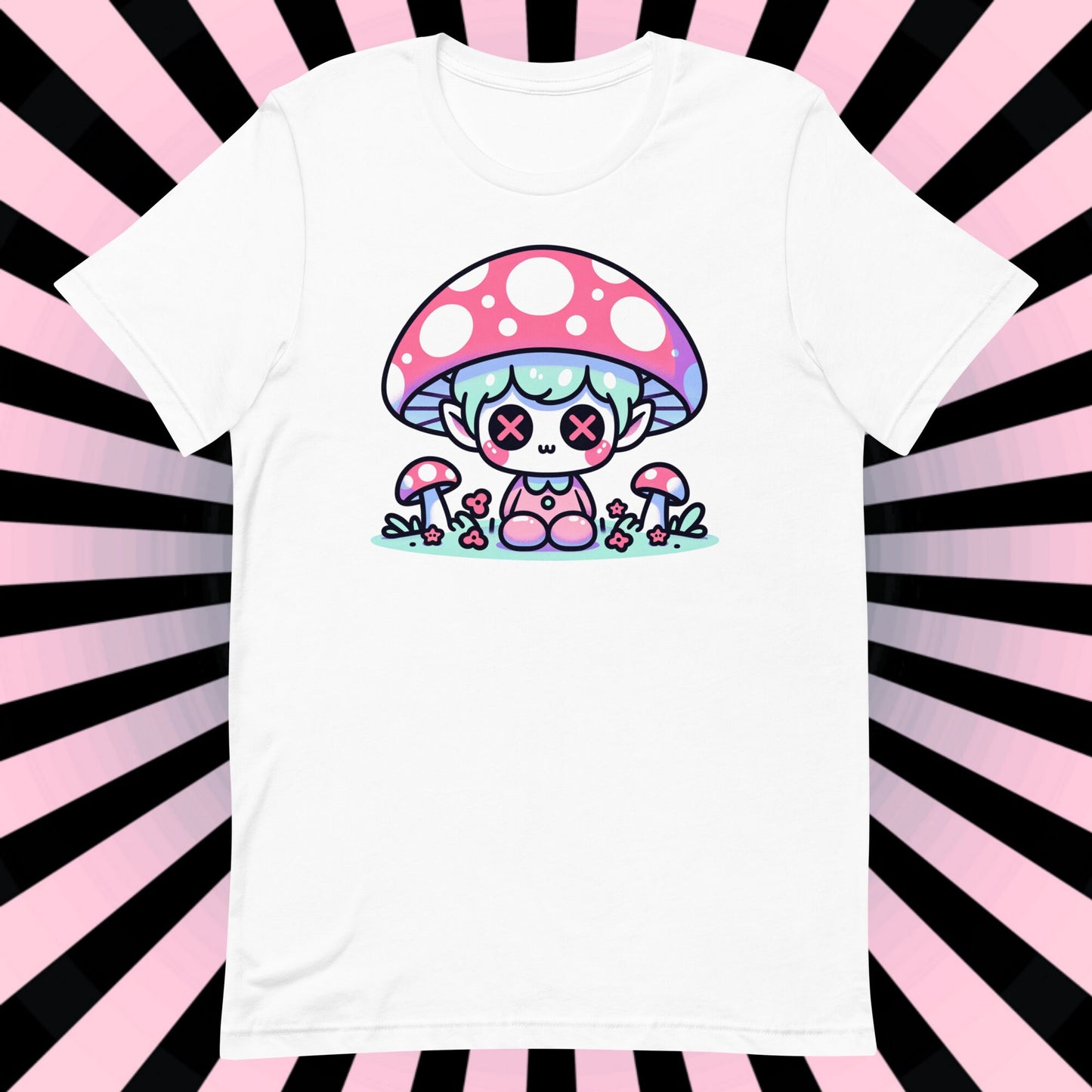 Weirdcore Pastel Goth Grunge Gore Creepy Cute Mushroom Gothic Boy T-Shirt