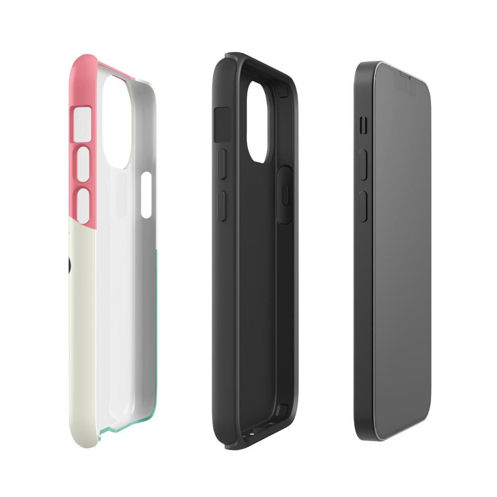 Creepy Cute Weirdcore Psycho Hyena Clown Clowncore Grunge Pastel Goth Tough Case for iPhone® Glossy or Matte
