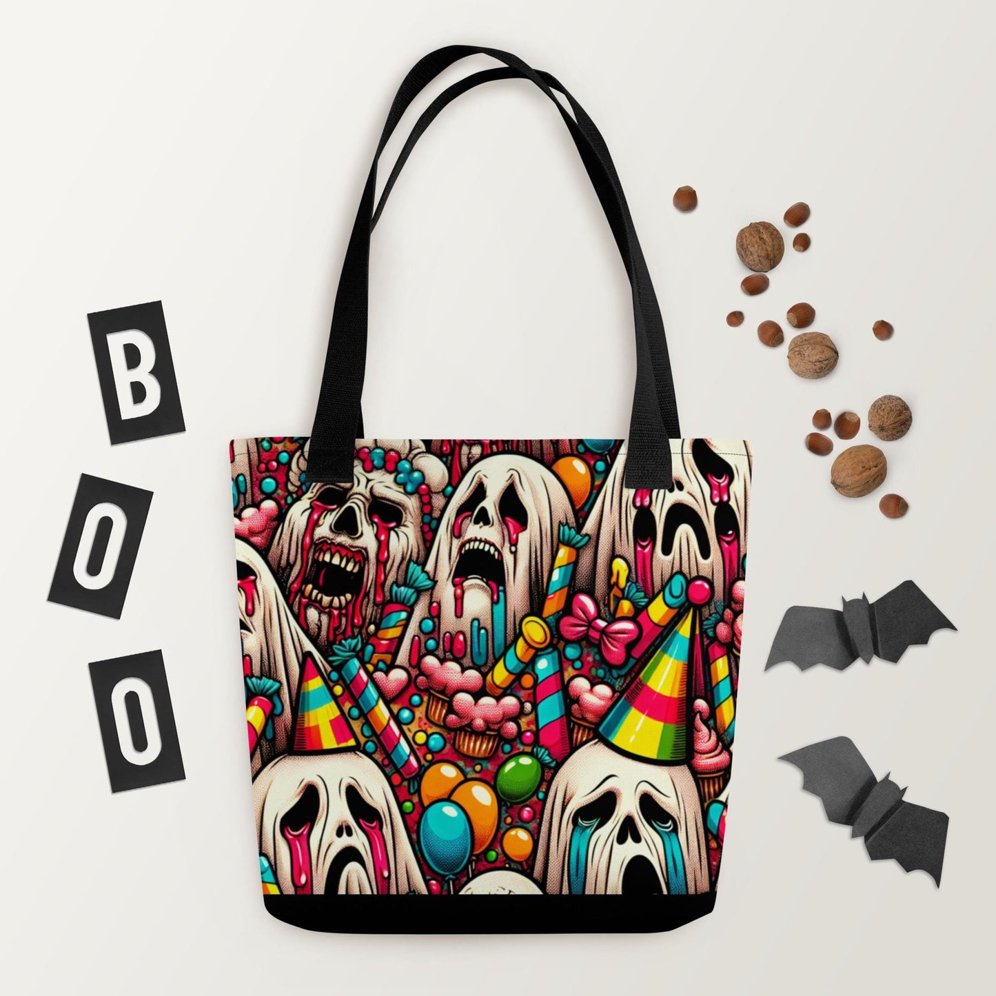 TOTE BAG Gothic Grunge Darkcore Weirdcore Ghost Gore Creepy Stuff Dark Aesthetic Halloween Tote Bag