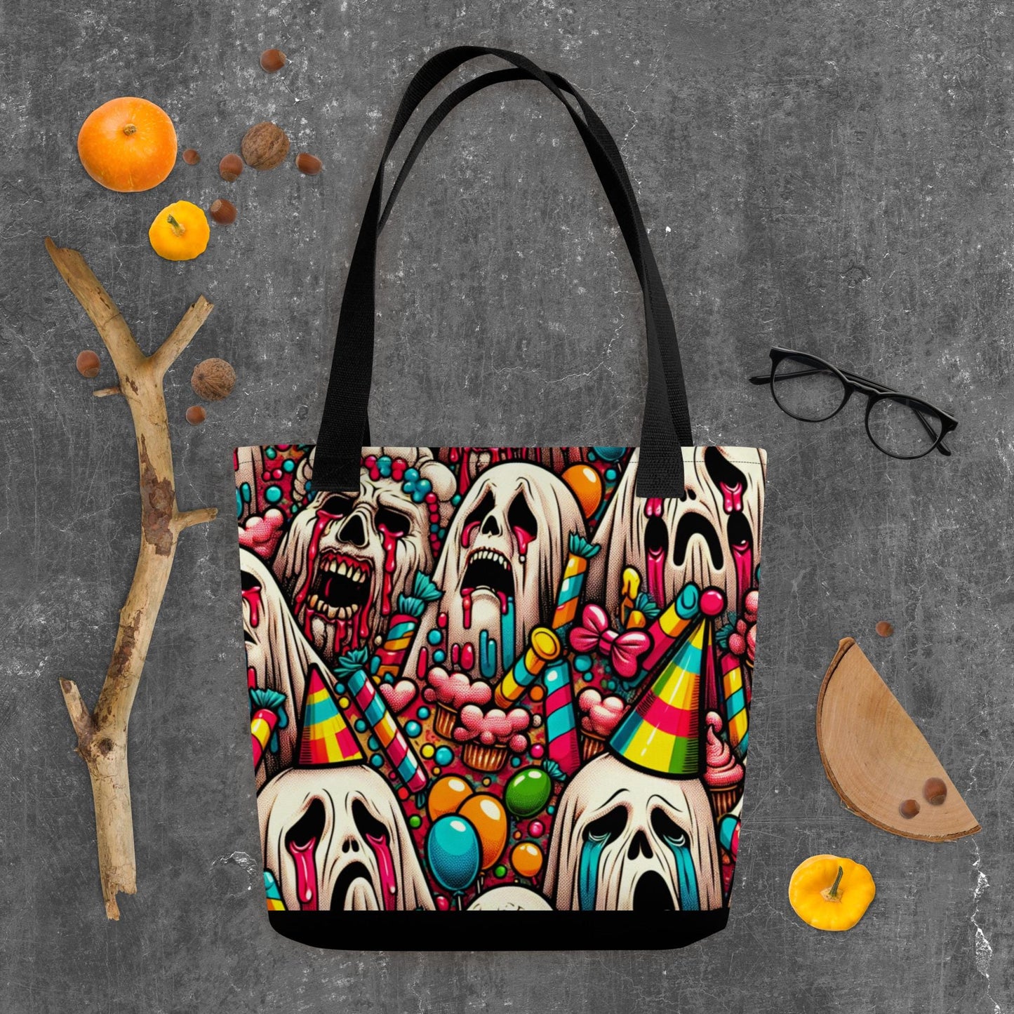TOTE BAG Gothic Grunge Darkcore Weirdcore Ghost Gore Creepy Stuff Dark Aesthetic Halloween Tote Bag