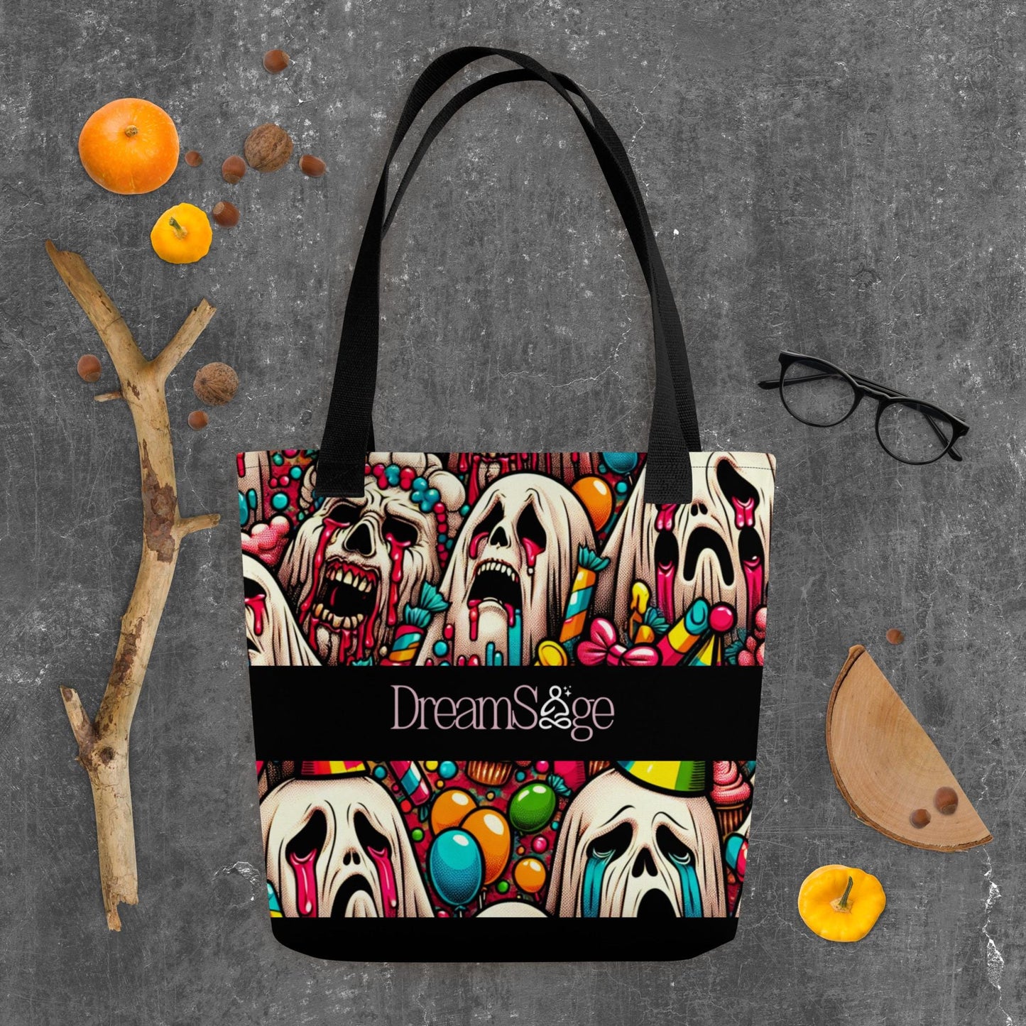 TOTE BAG Gothic Grunge Darkcore Weirdcore Ghost Gore Creepy Stuff Dark Aesthetic Halloween Tote Bag