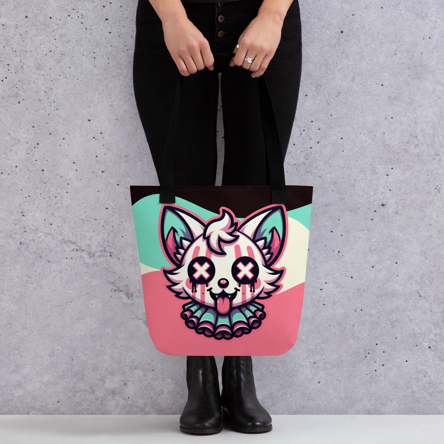 TOTE BAG Gothic Grunge Pastel Goth Weirdcore Gore Clown Kitty Creepy Cute Tote Bag
