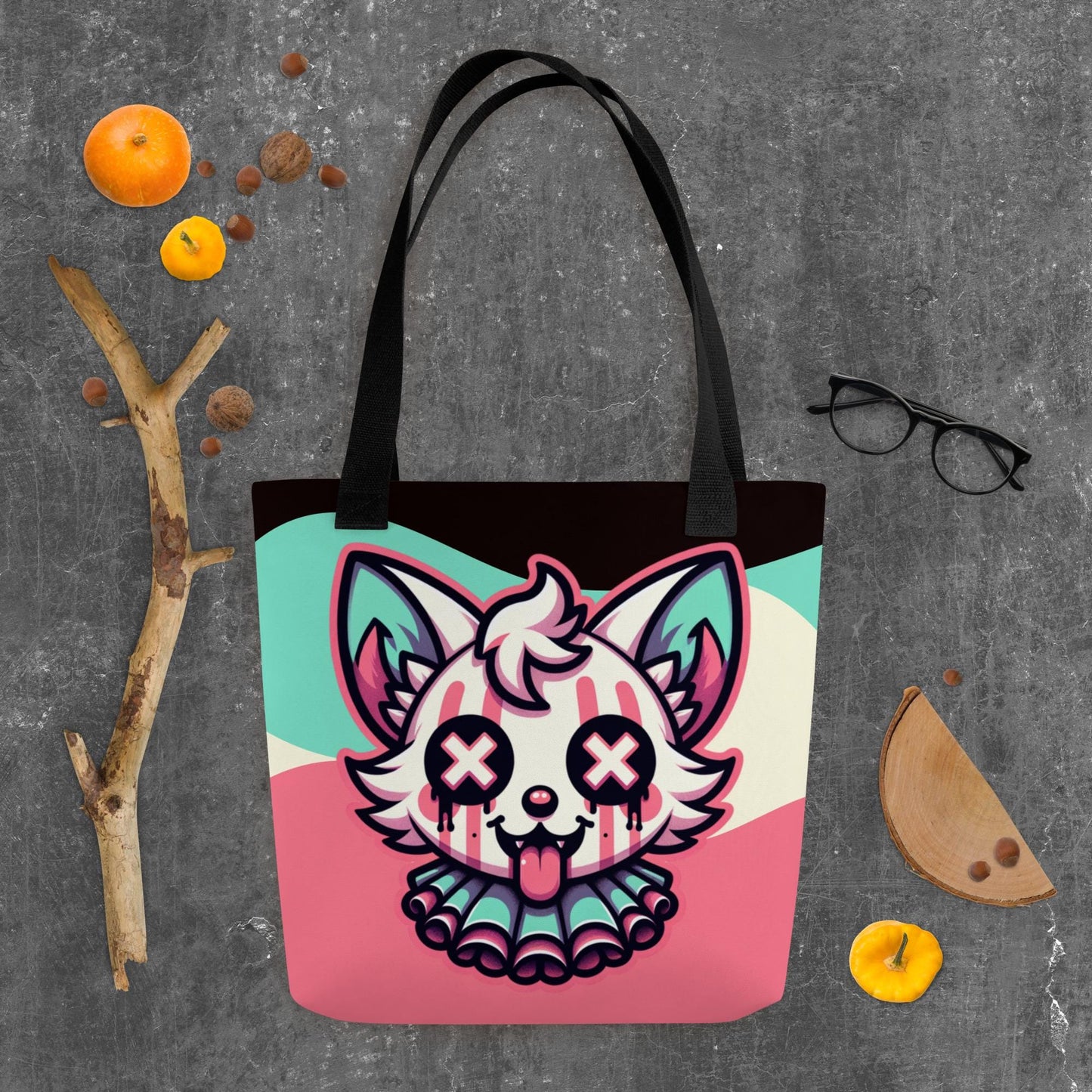 TOTE BAG Gothic Grunge Pastel Goth Weirdcore Gore Clown Kitty Creepy Cute Tote Bag
