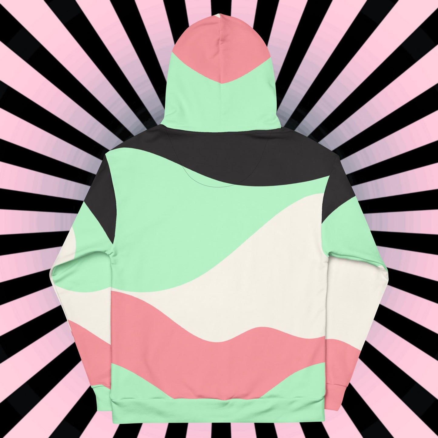 Graphic Weirdcore Creepy Hyena Clown Unisex Hoodie Y2K Clowncore Grunge Pastel Goth Hoodie Sweatshirt