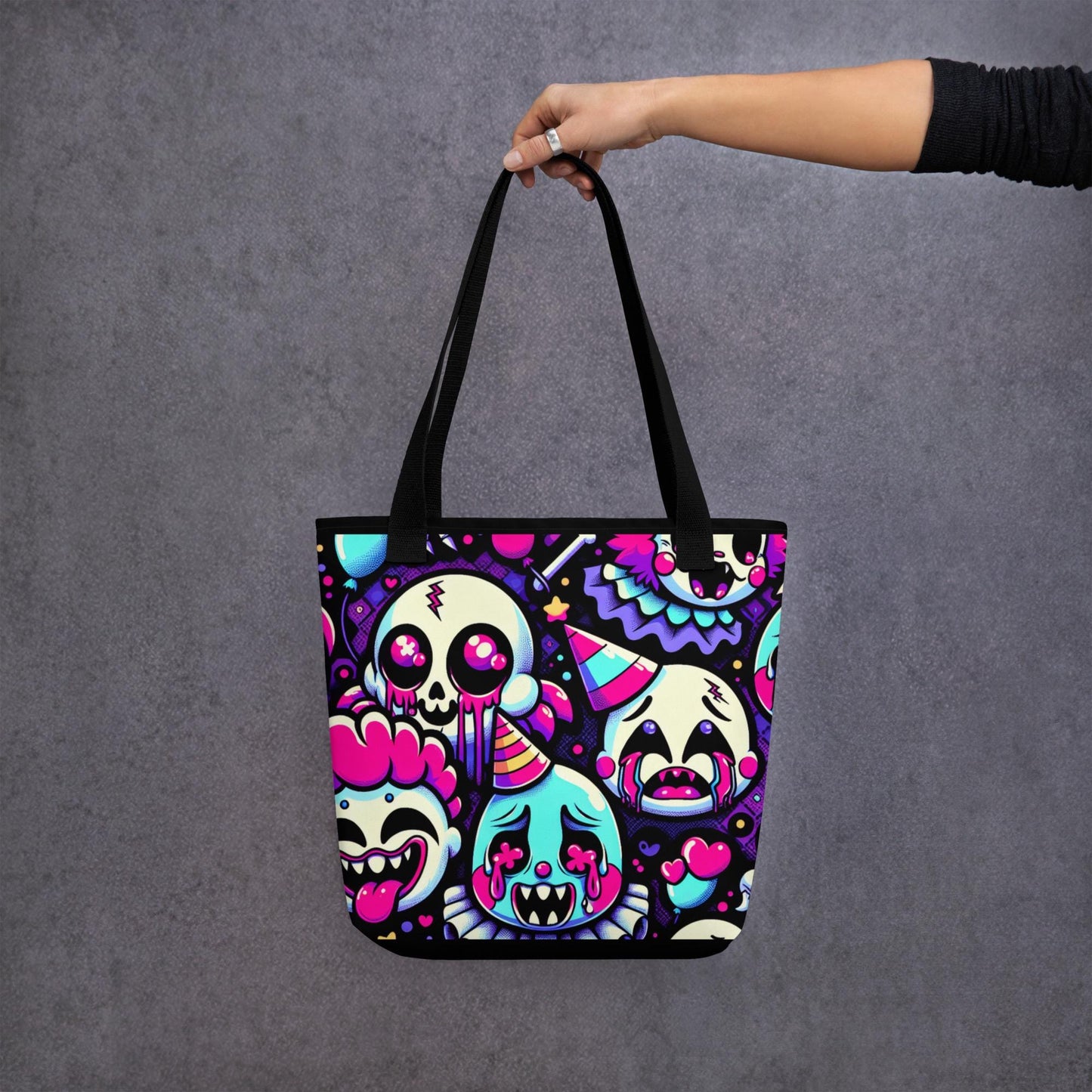TOTE BAG Gothic Grunge Neon Goth Darkcore Weirdcore Ghost Gore Stuff Dark Aesthetic Halloween Tote Bag