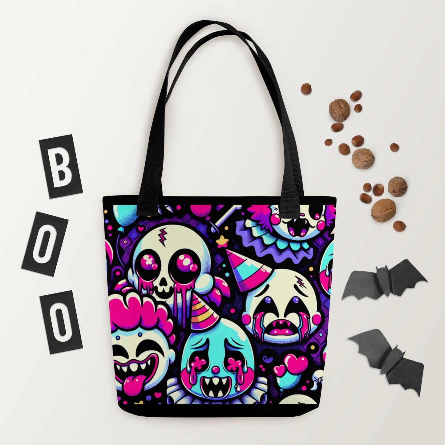 TOTE BAG Gothic Grunge Neon Goth Darkcore Weirdcore Ghost Gore Stuff Dark Aesthetic Halloween Tote Bag