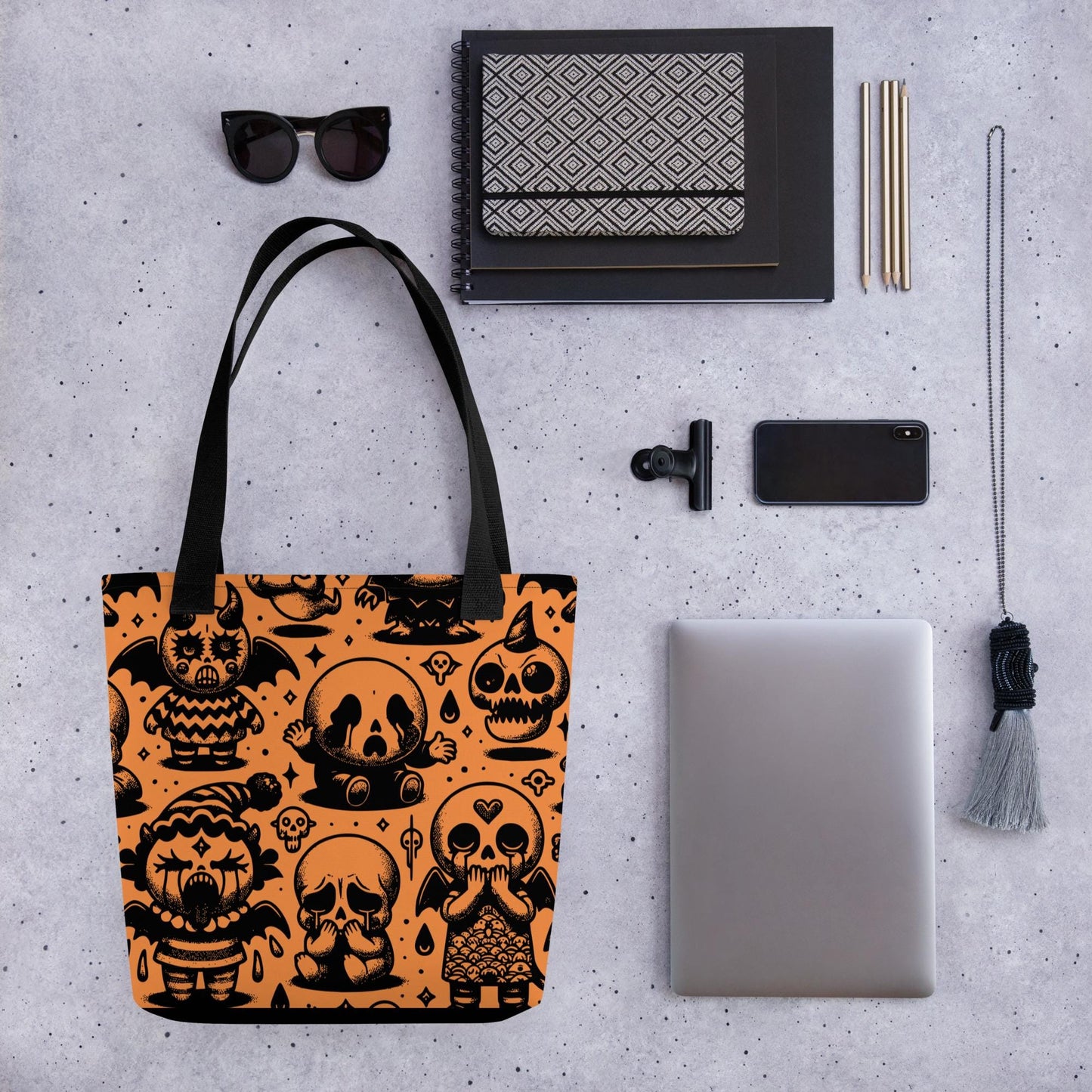TOTE BAG Gothic Grunge Neon Goth Darkcore Weirdcore Ghost Gore Stuff Dark Aesthetic Halloween Trick or Treat Tote Bag