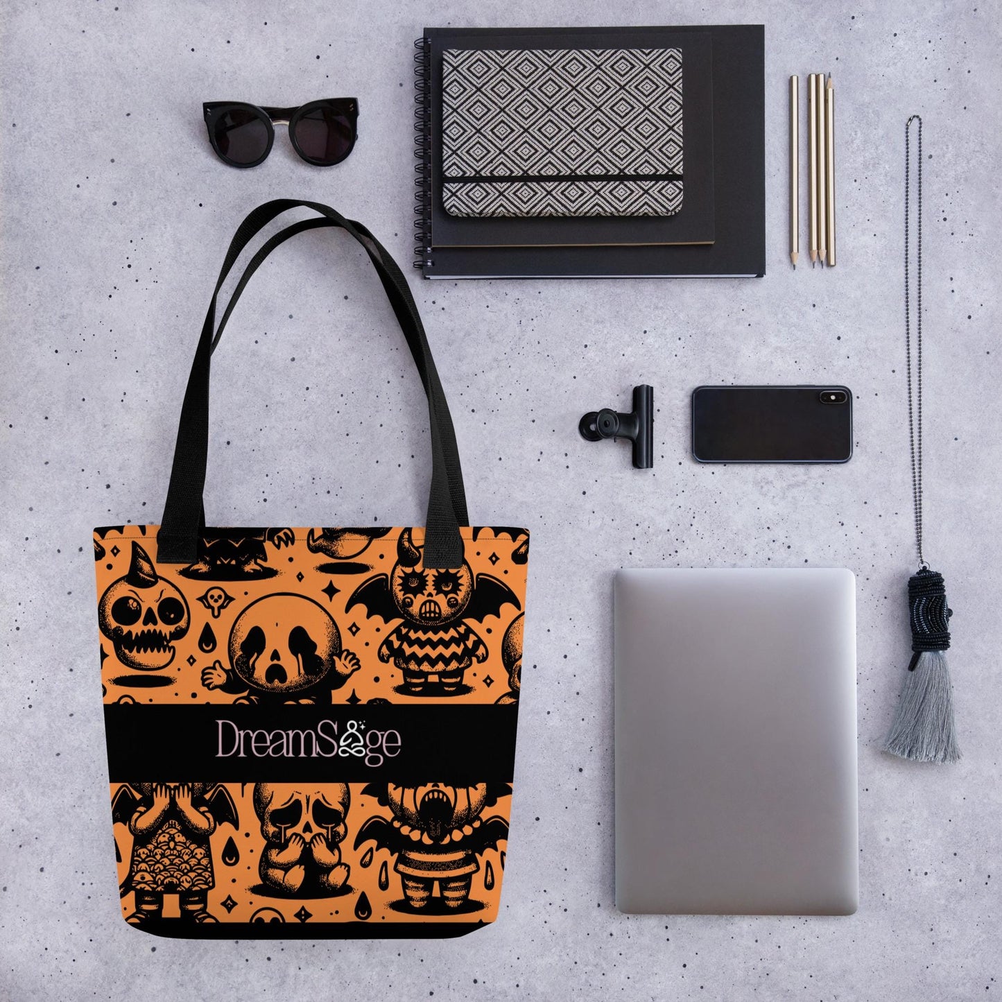 TOTE BAG Gothic Grunge Neon Goth Darkcore Weirdcore Ghost Gore Stuff Dark Aesthetic Halloween Trick or Treat Tote Bag