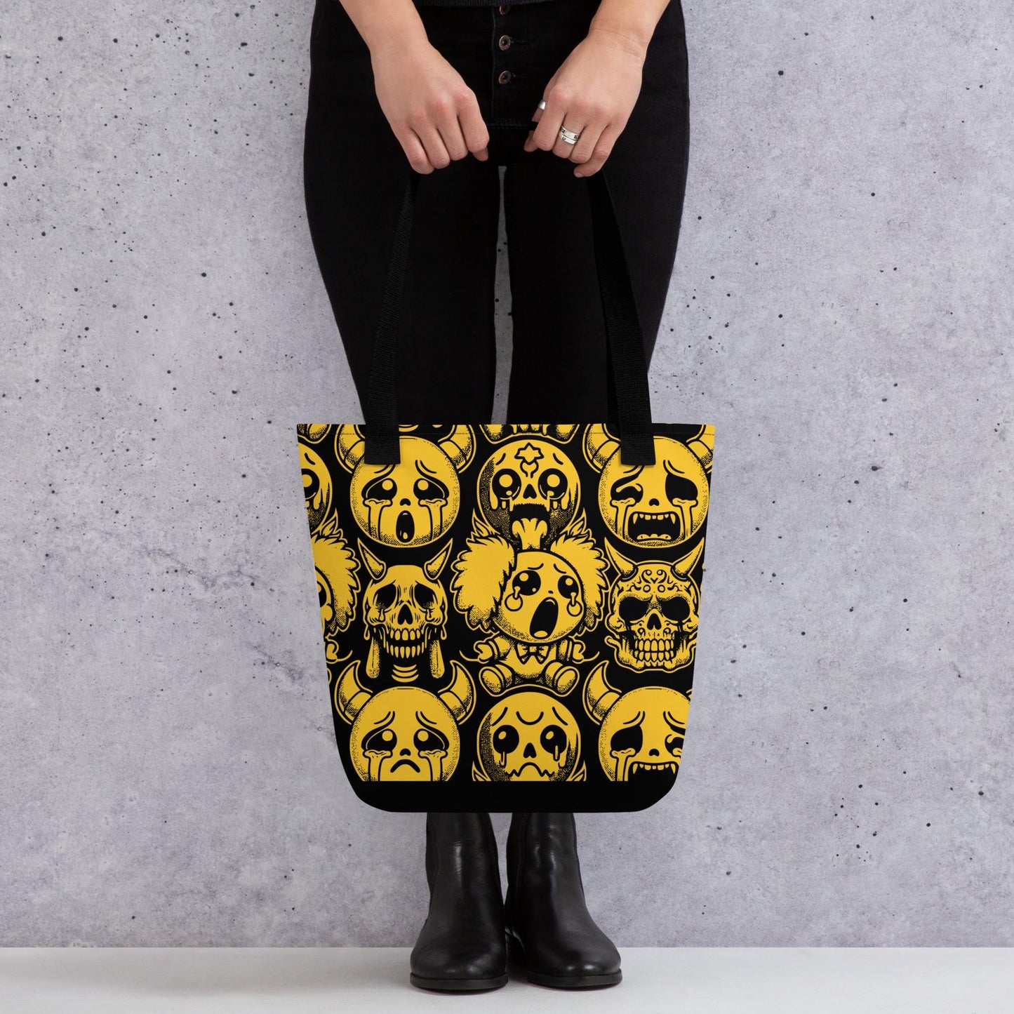 TOTE BAG Gothic Grunge Goth Darkcore Weirdcore Clown Gore Spooky Dark Aesthetic Halloween Tote Bag