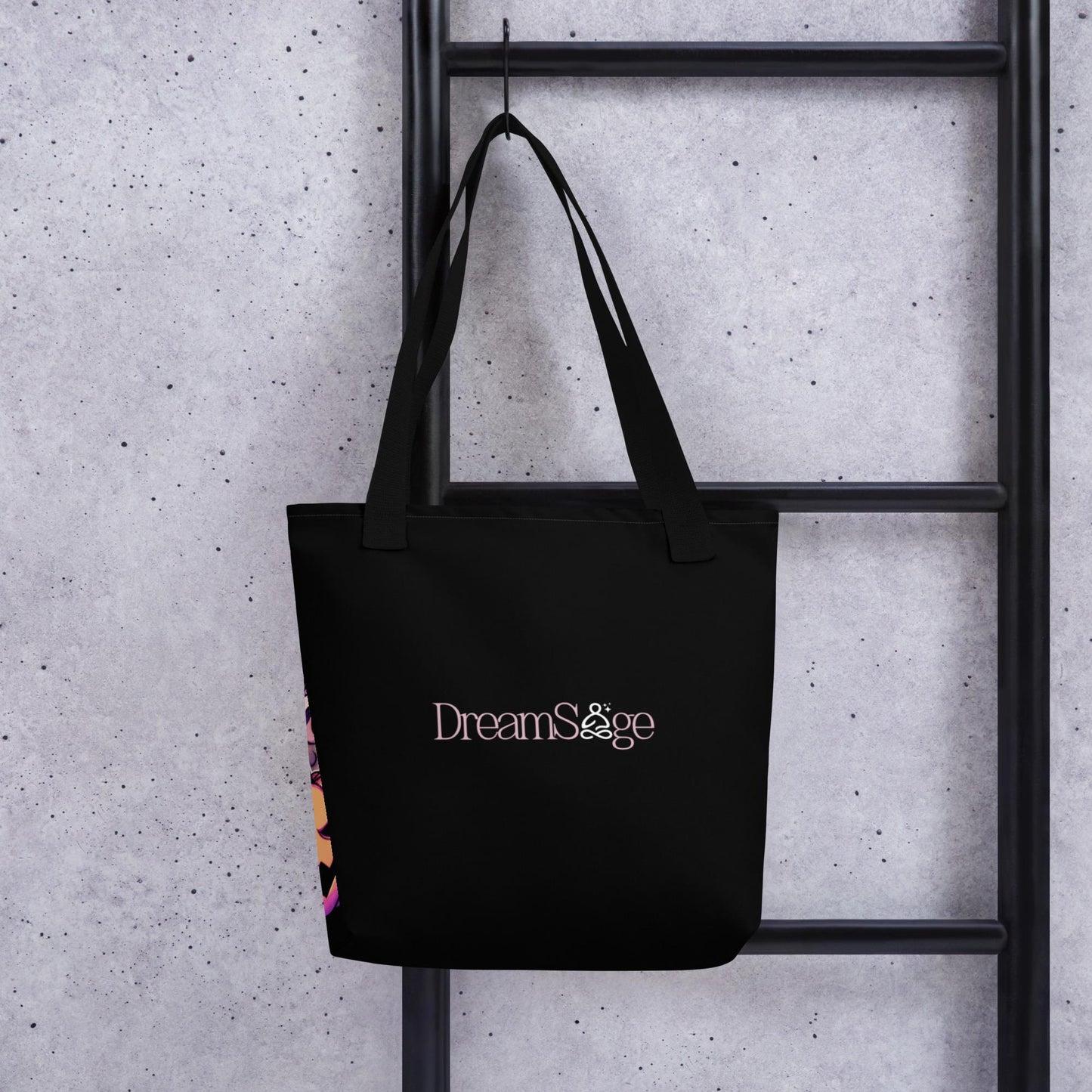 TOTE BAG Gothic Grunge Neon Goth Weirdcore Creepy Circus Hyena Halloween Tote Bag