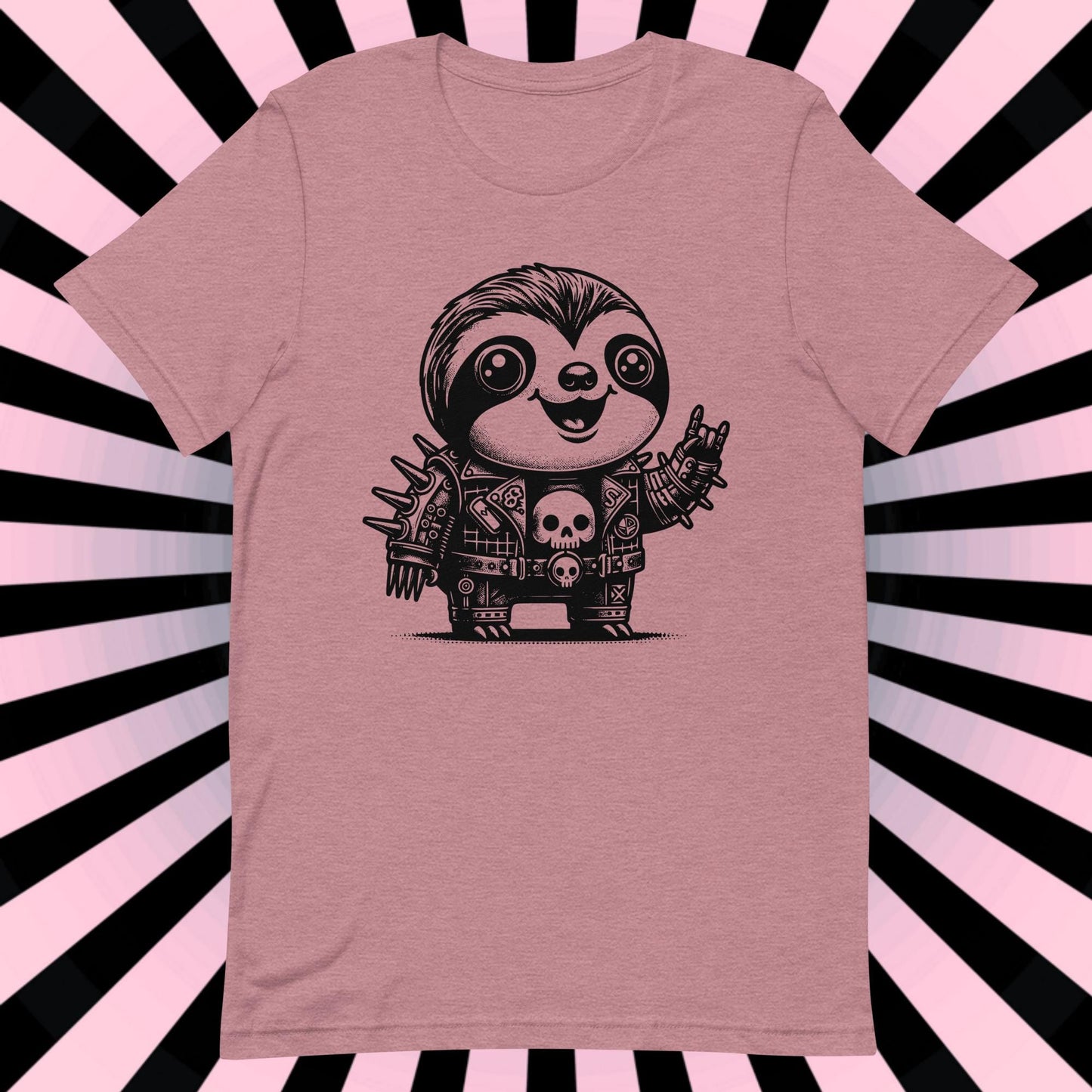 Cyborg Sloth Tee Kawaii Design Cyberpunk Sloth Shirt Y2K Pastel Goth Ethical Techwear in Whimsigoth Warcore Style