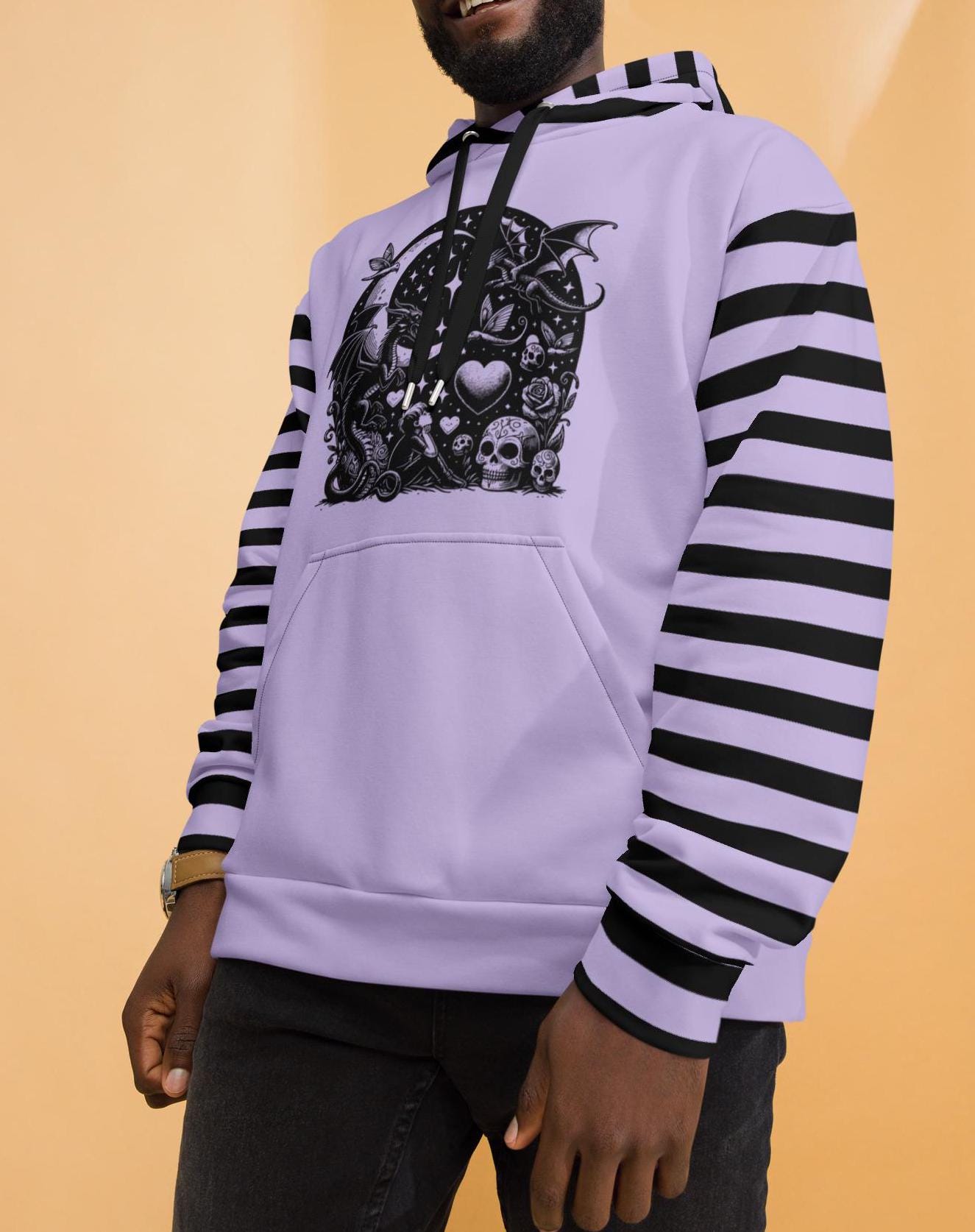 Gothic Fairytale Pastel Goth Unisex Y2K Hoodie Long Sleeve Hooded Sweater