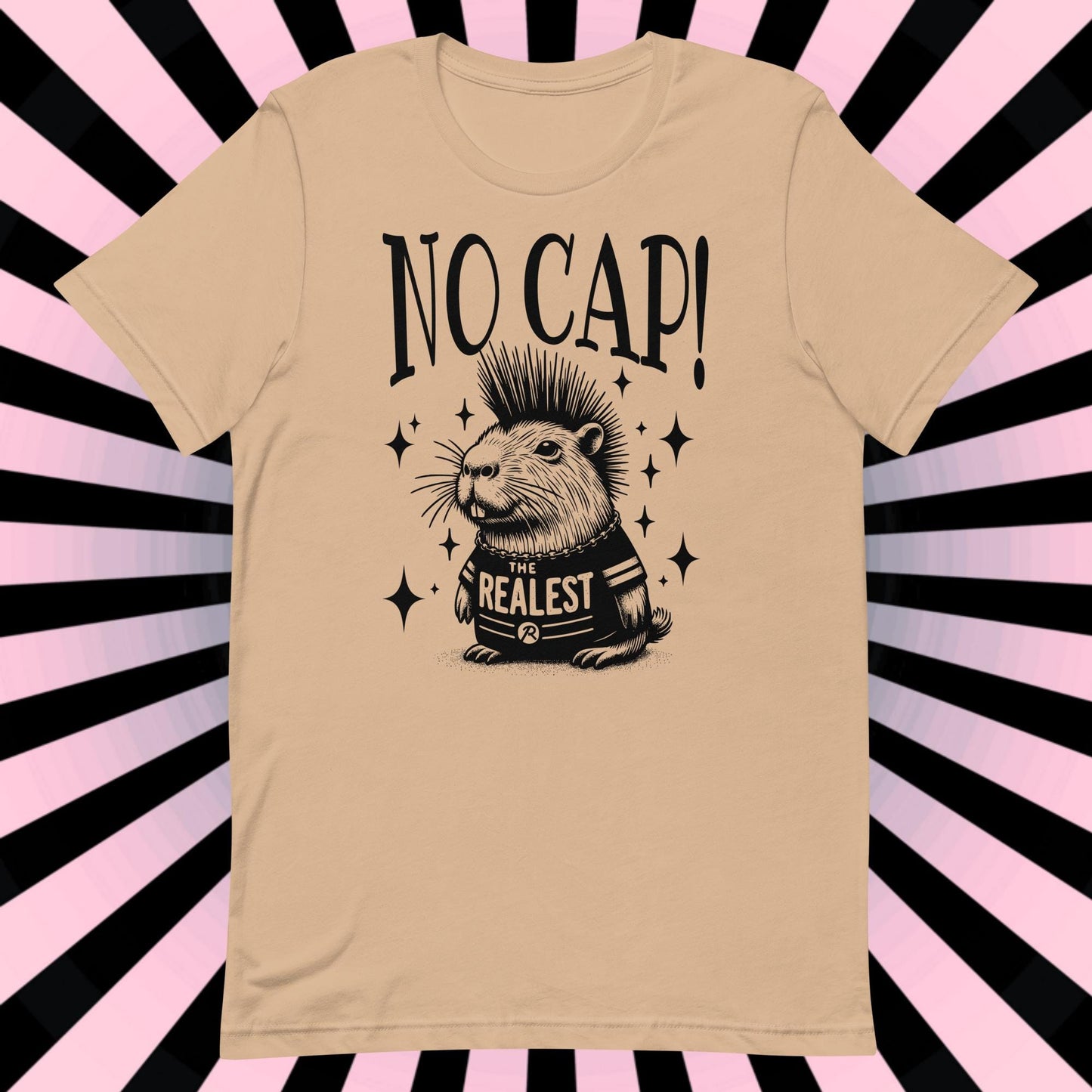 Capybara Shirt No Cap Shirt Weirdcore Tee Punkrock Tee Y2K Dark Aesthetic Weird Stuff Unique Gift