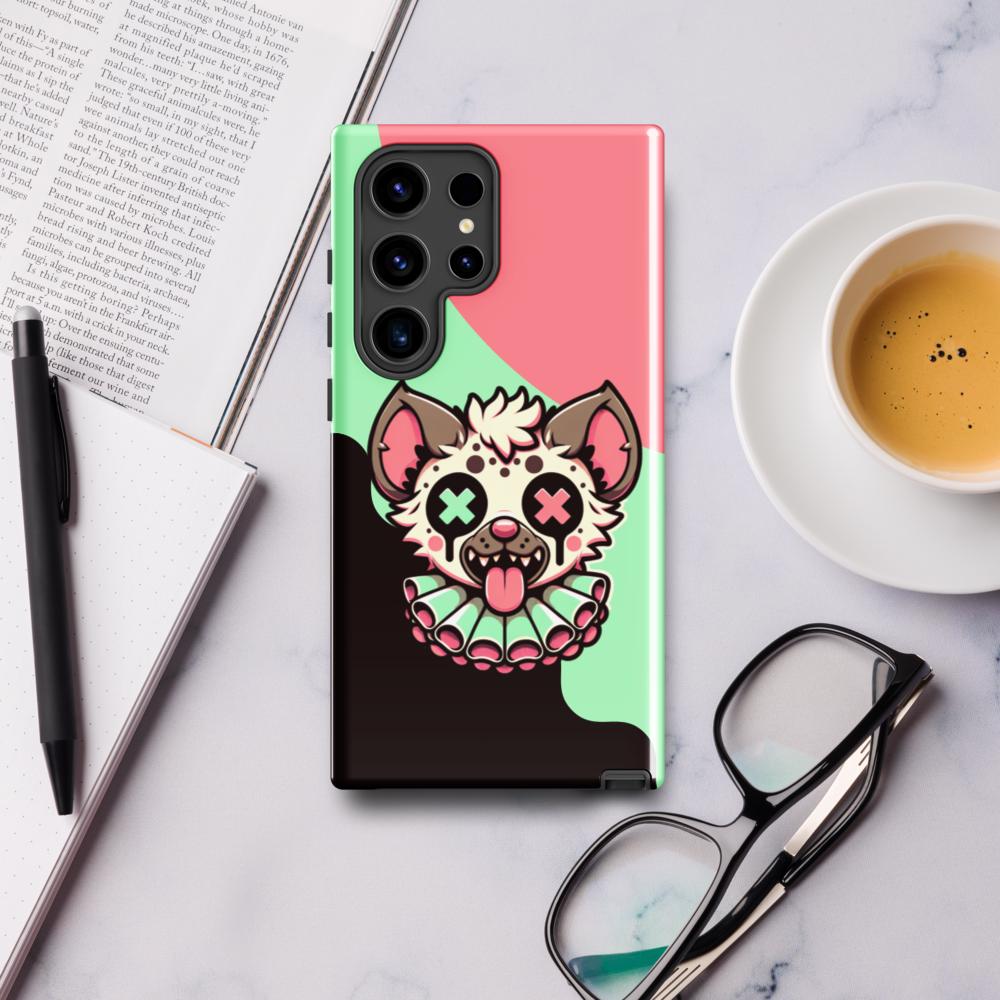 Creepy Cute Weirdcore Gore Hyena Clown Clowncore Grunge Pastel Goth Tough Phone Case Samsung® Glossy or Matte
