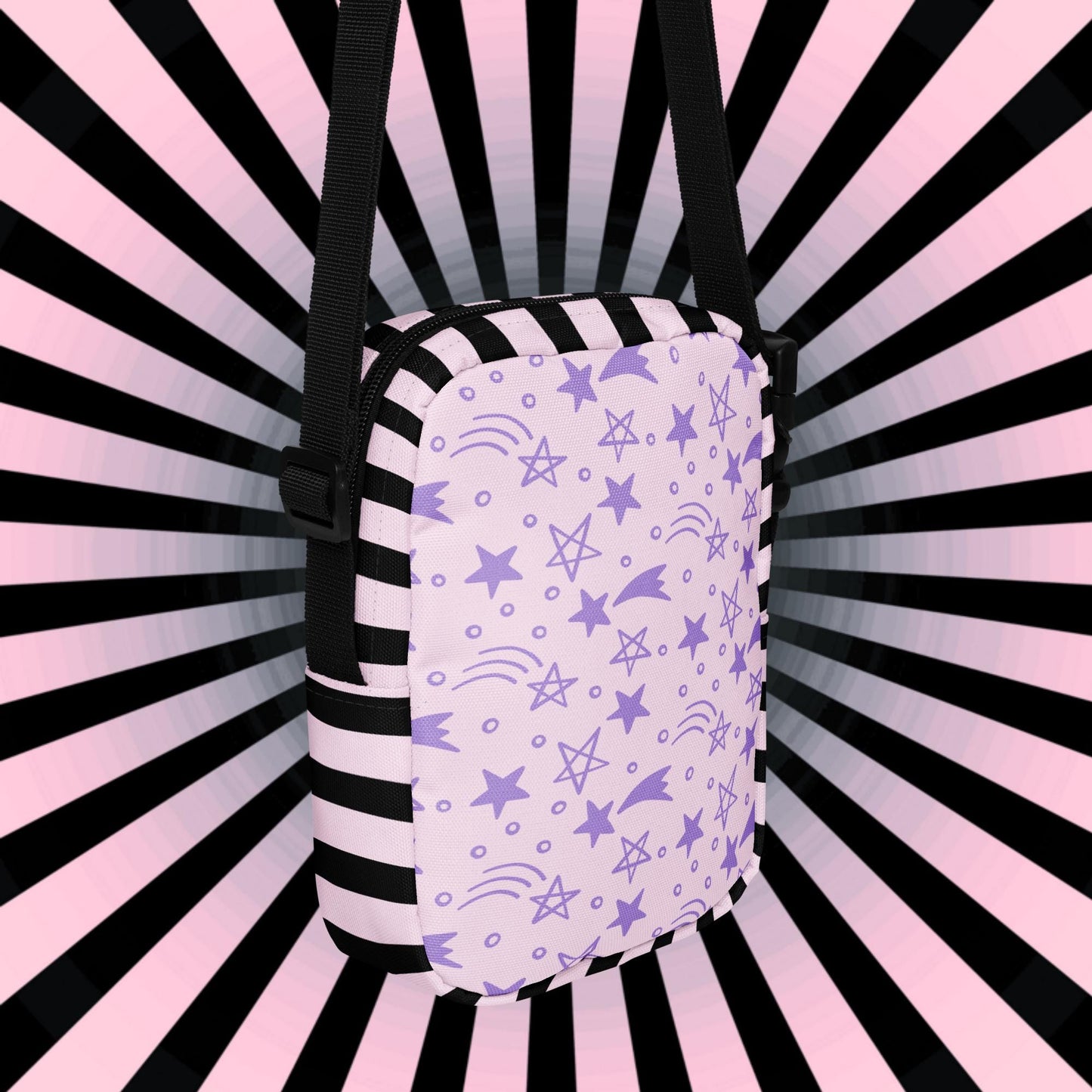 Creepy Cute Pastel Goth Puppy Dog Crossbody Bag Weirdcore Grunge Kawaii Purse Shoulder Bag