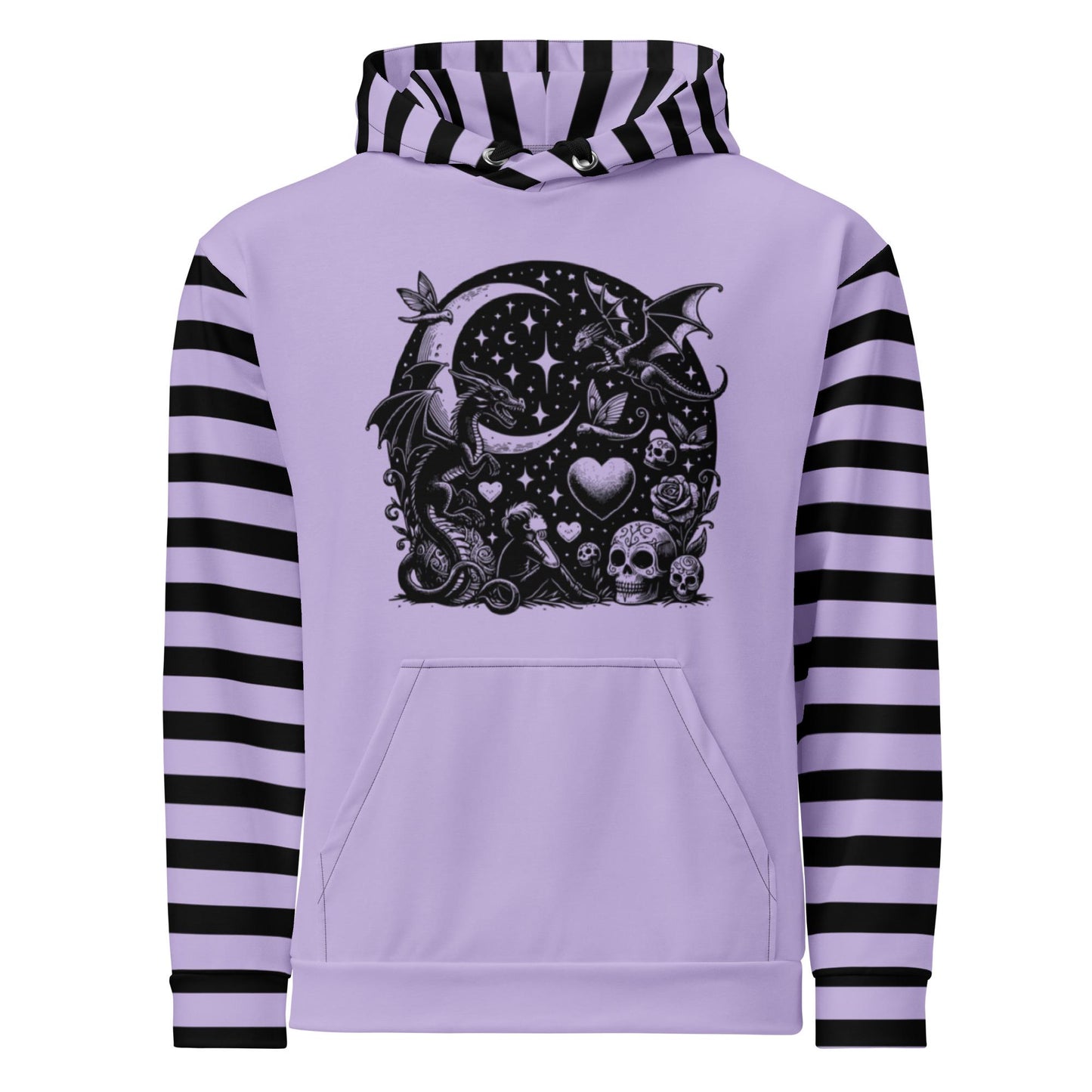 Gothic Fairytale Pastel Goth Unisex Y2K Hoodie Long Sleeve Hooded Sweater