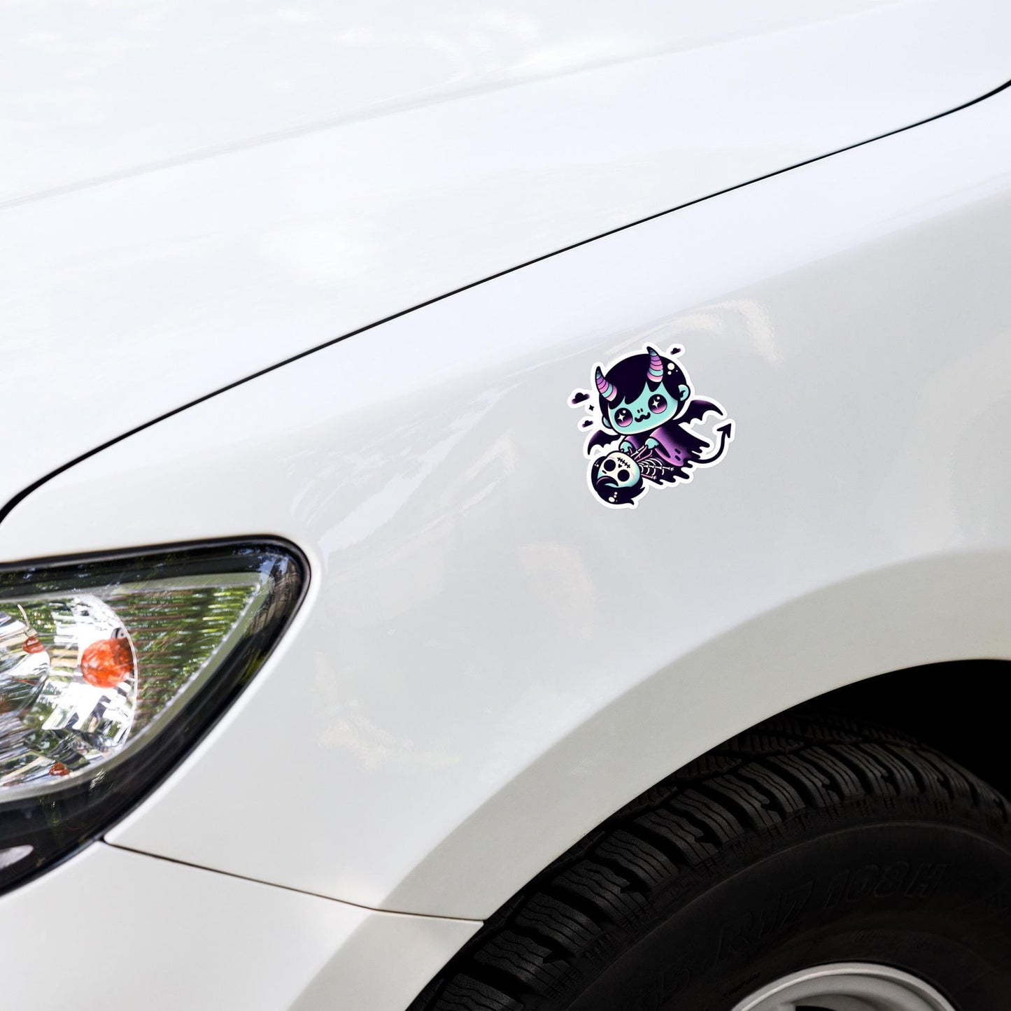 Spooky Cute Vampire Demon Boy Horror Weirdcore Goth Bubble-free Waterproof Vinyl Sticker