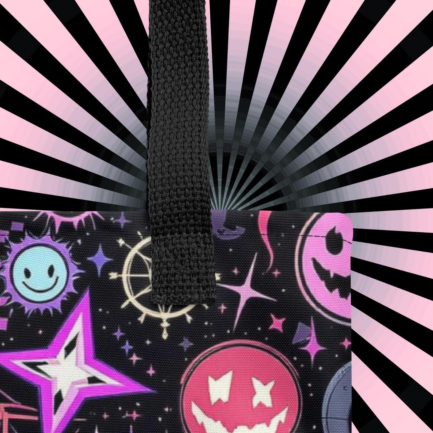 Arcane Tote Bag Gothic Grunge Goth Darkcore Weirdcore Nostalgic Dark Aesthetic Purse Tote
