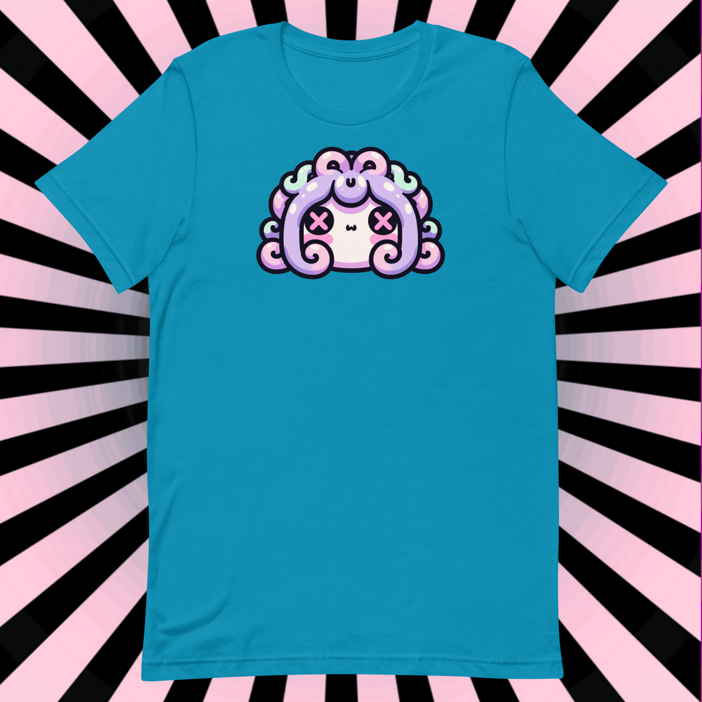 Weirdcore Pastel Goth Grunge Gore Creepy Cute Darkcore Medusa Head T-Shirt