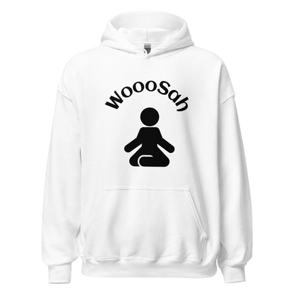 Unisex Hoodie Wooosah Hoodie Cozy Just Breathe Relaxation Apparel Thoughtful Wellness Gift Unique Self-Care Present
