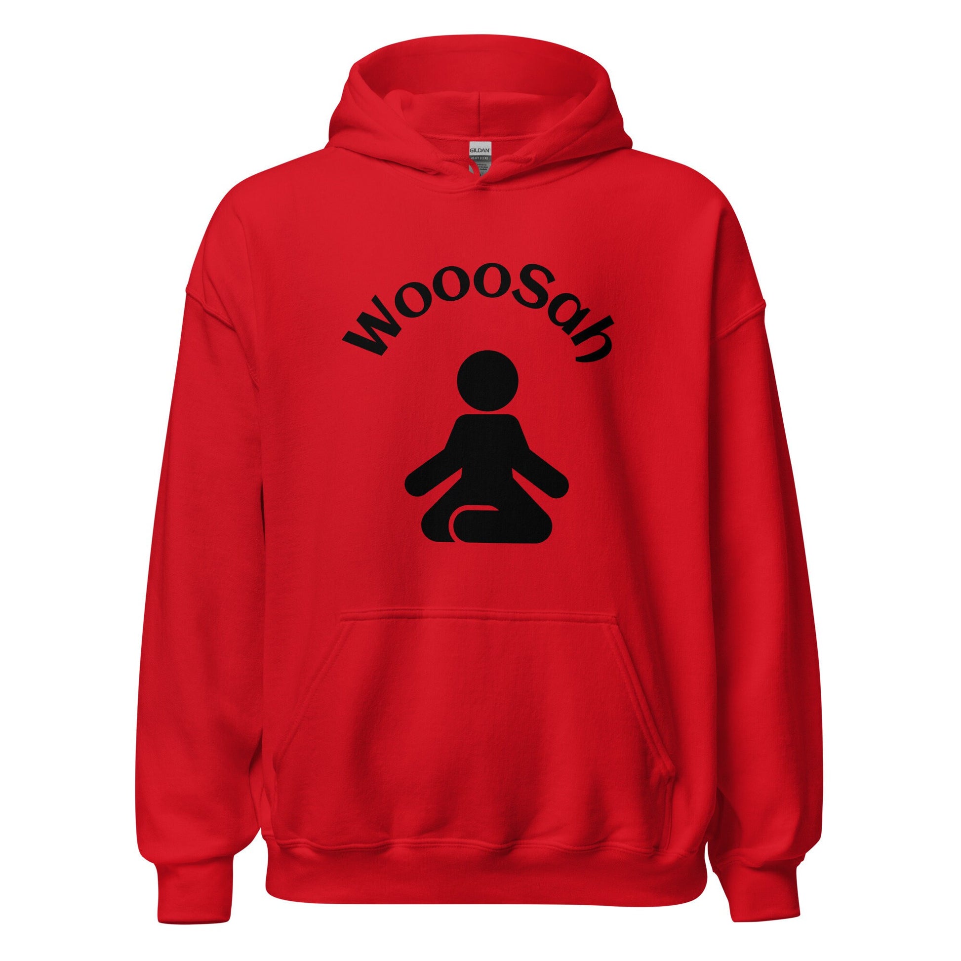 Unisex Hoodie Wooosah Hoodie Cozy Just Breathe Relaxation Apparel Thoughtful Wellness Gift Unique Self-Care Present
